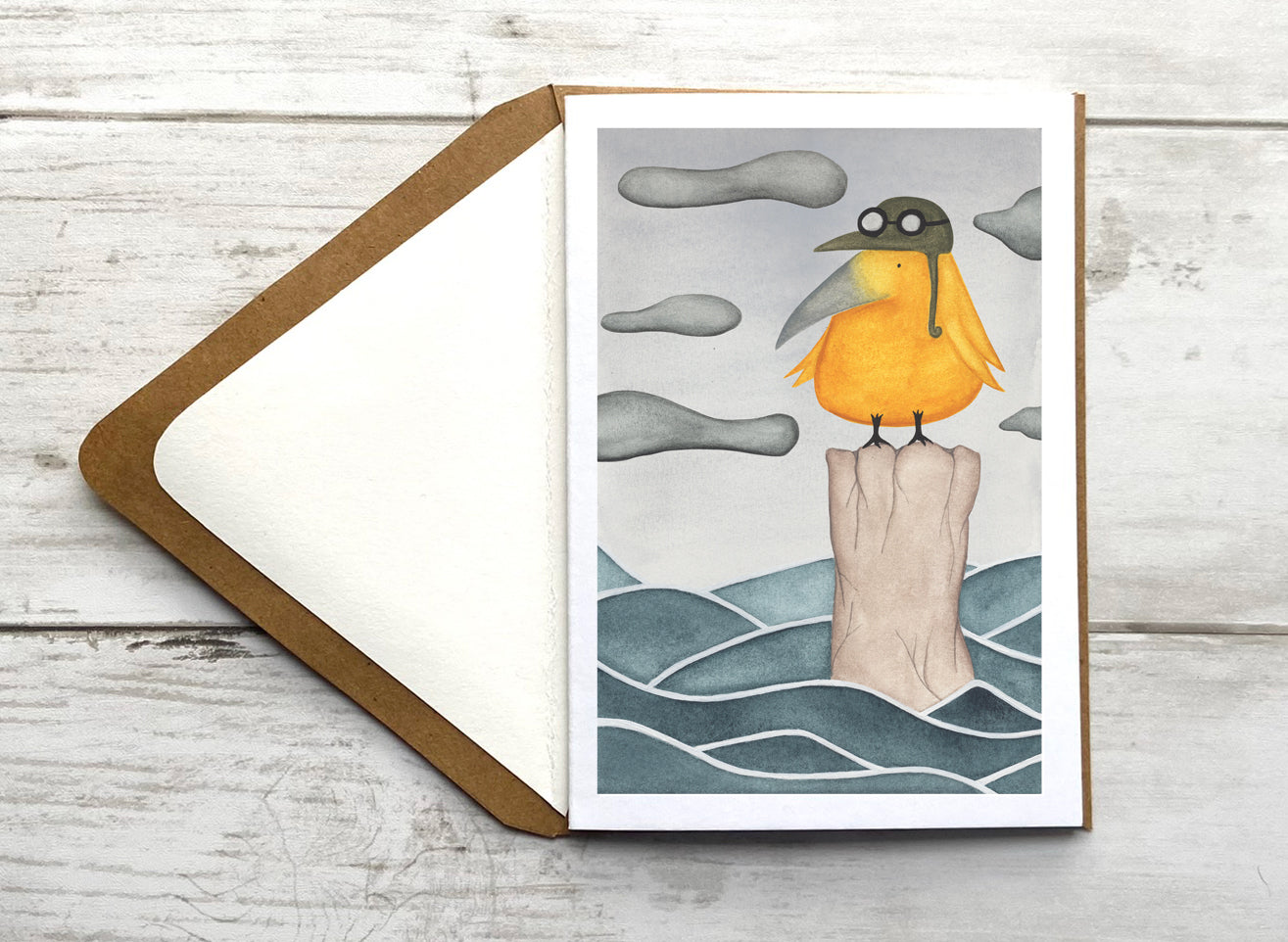 Bird on Water Notecard