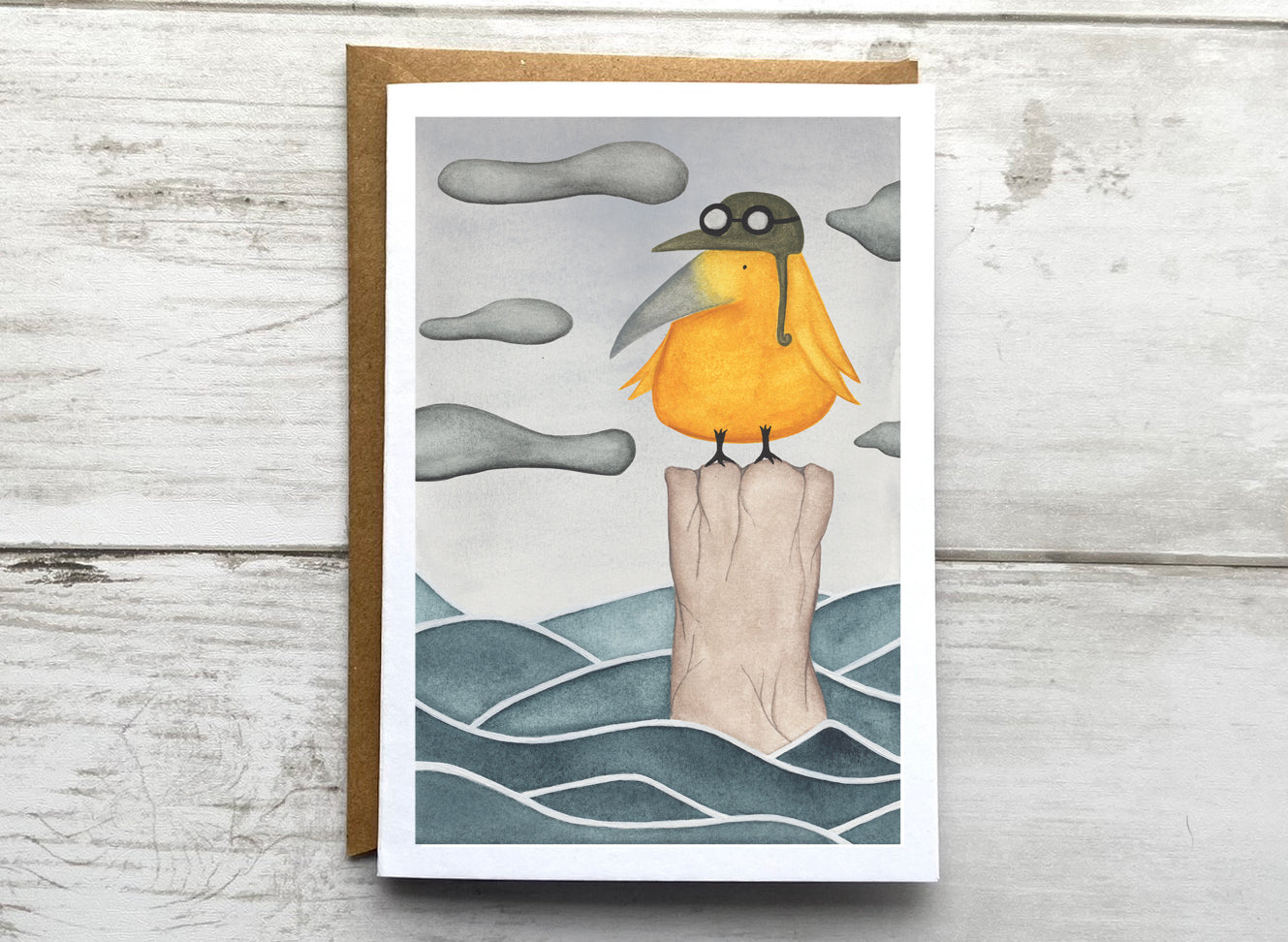 Bird on Water Notecard