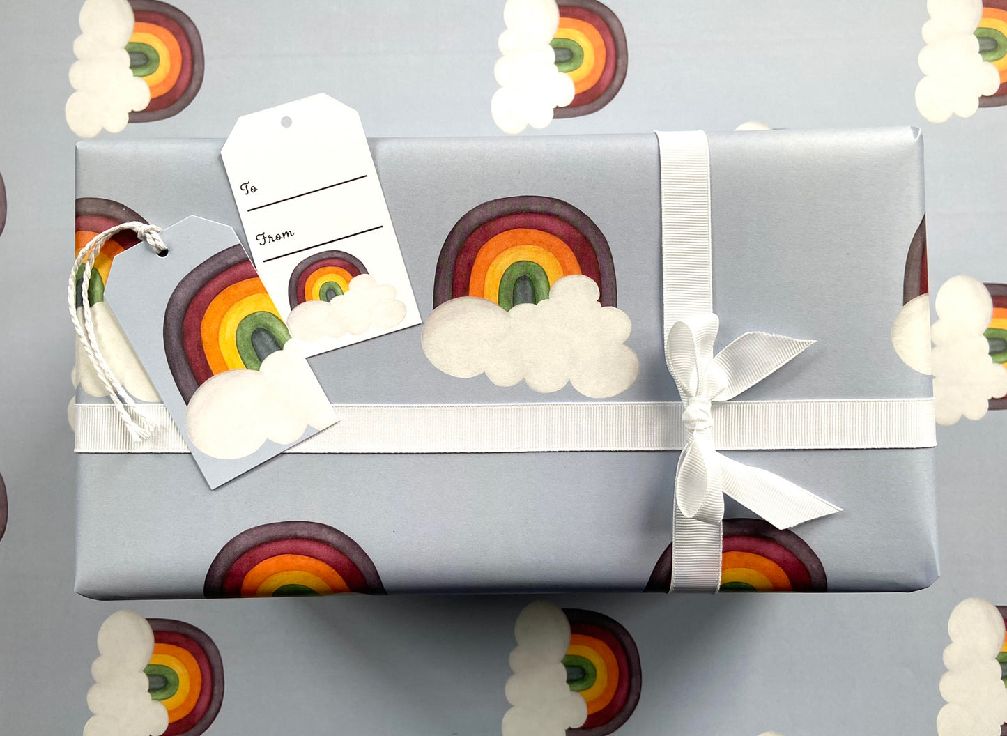 Gift Wrap Sheets - Rainbows