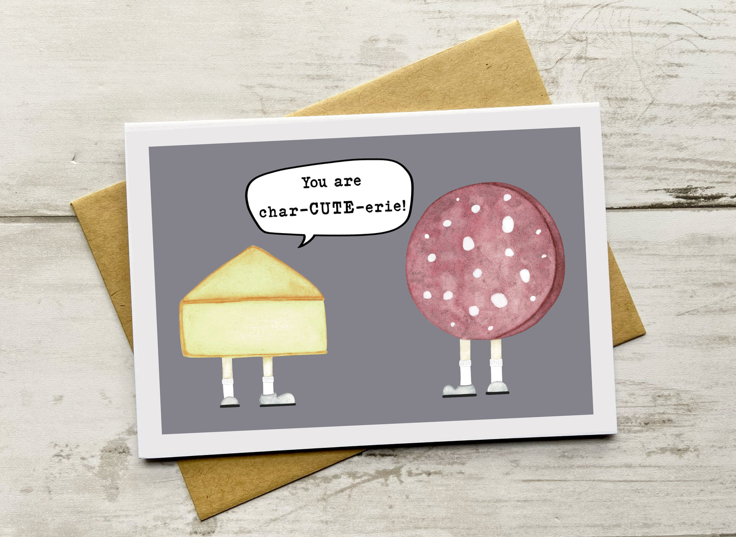 You Are Char-CUTE-erie Notecard