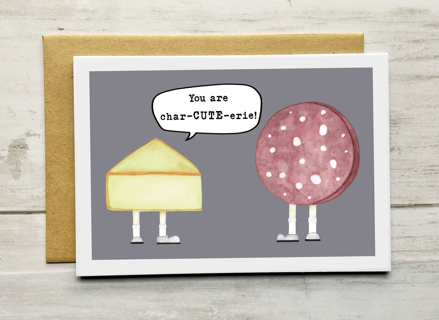 You Are Char-CUTE-erie Notecard