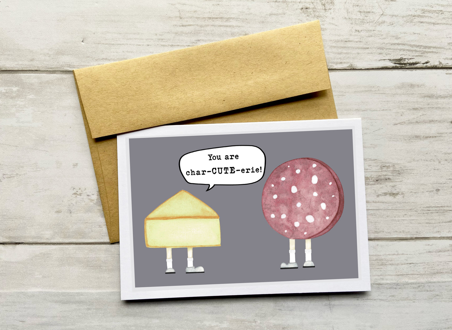 You Are Char-CUTE-erie Notecard