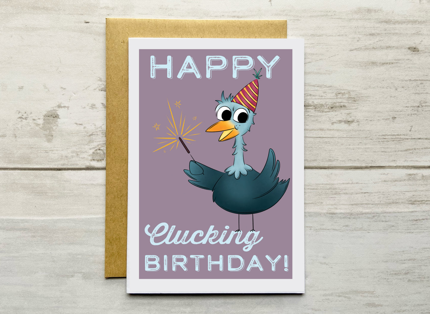 Happy Clucking Birthday Notecard