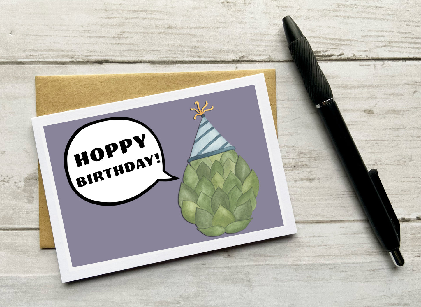 Hoppy Birthday Notecard