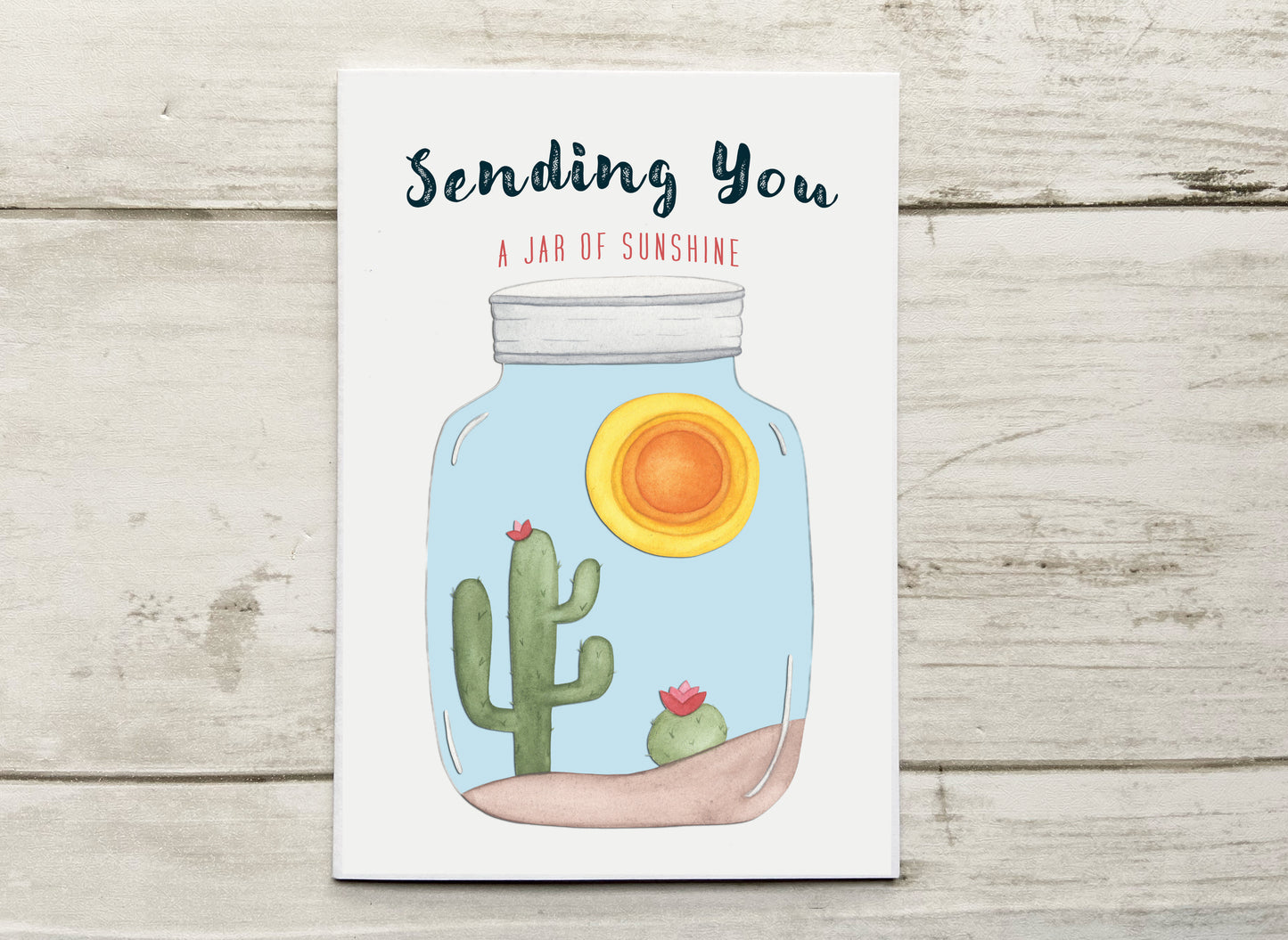 Sending You a Jar of Sunshine Notecard