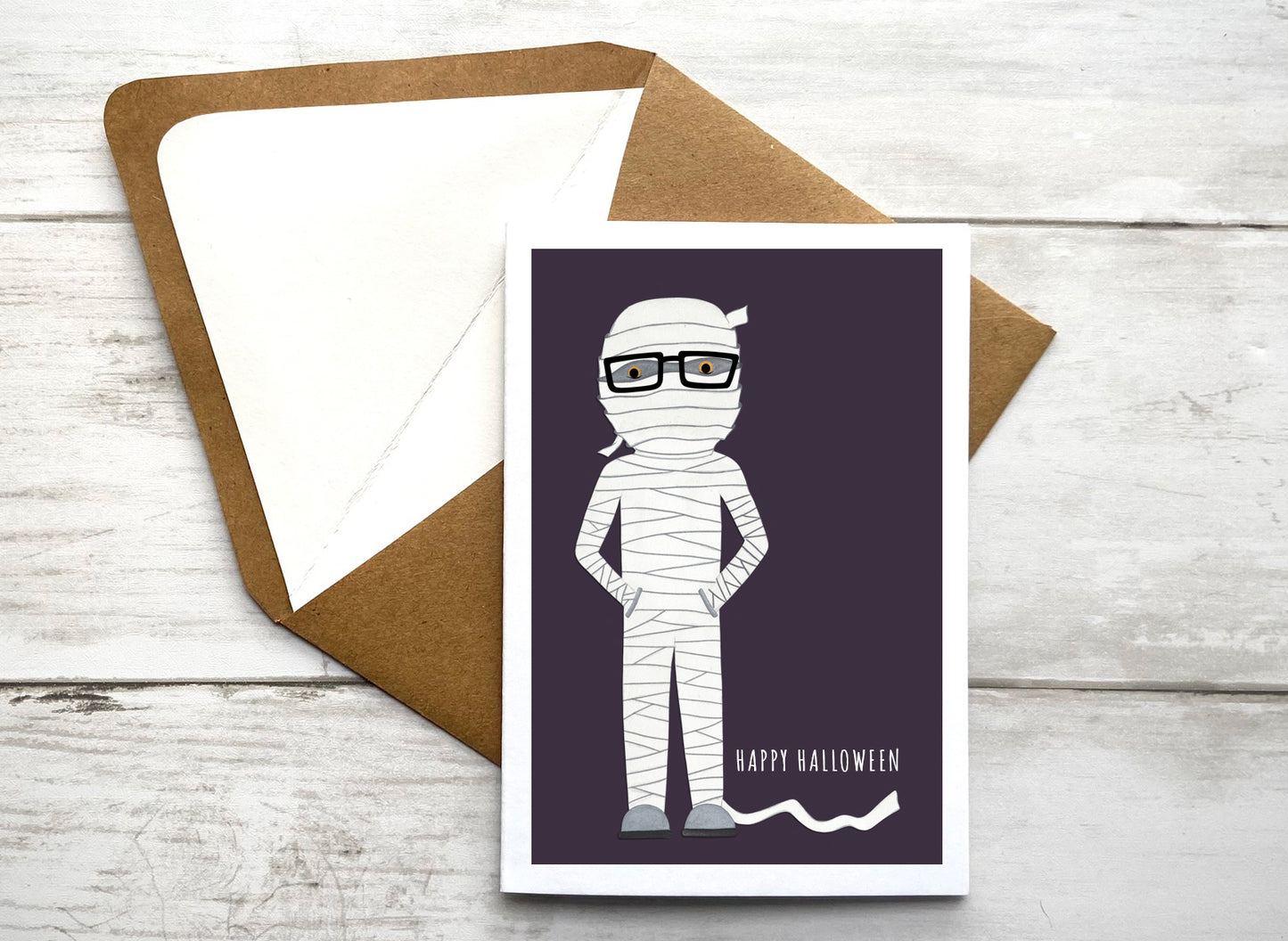 Mummy Halloween Notecard
