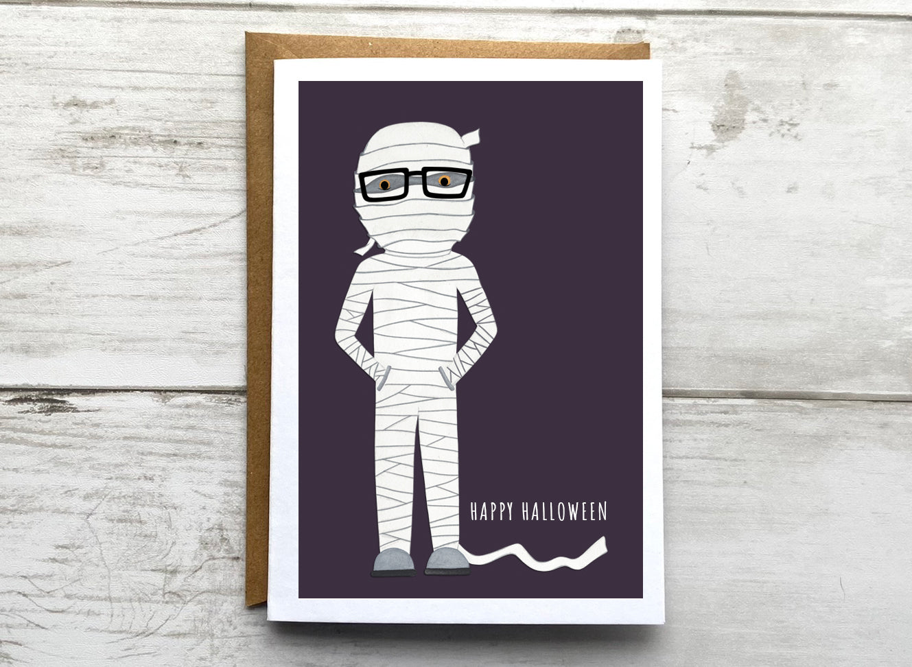 Mummy Halloween Notecard
