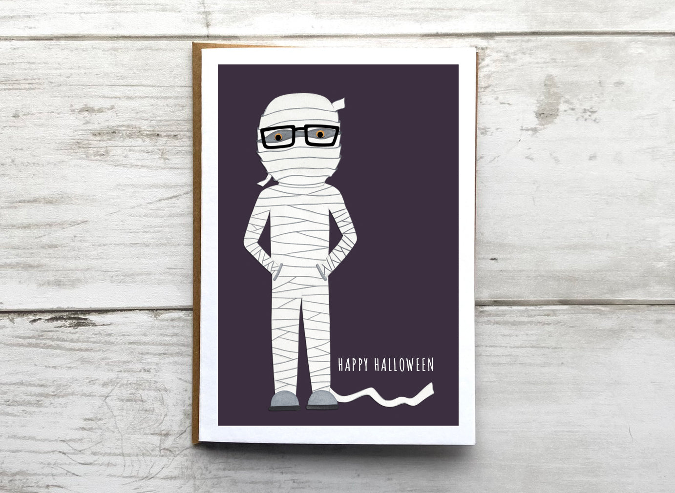 Mummy Halloween Notecard