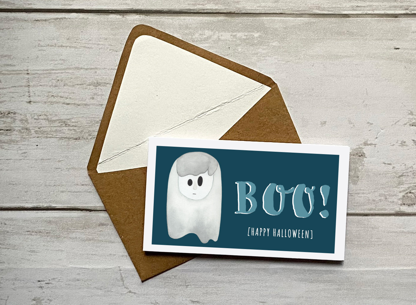 Wee Lil' Notecard - Ghost