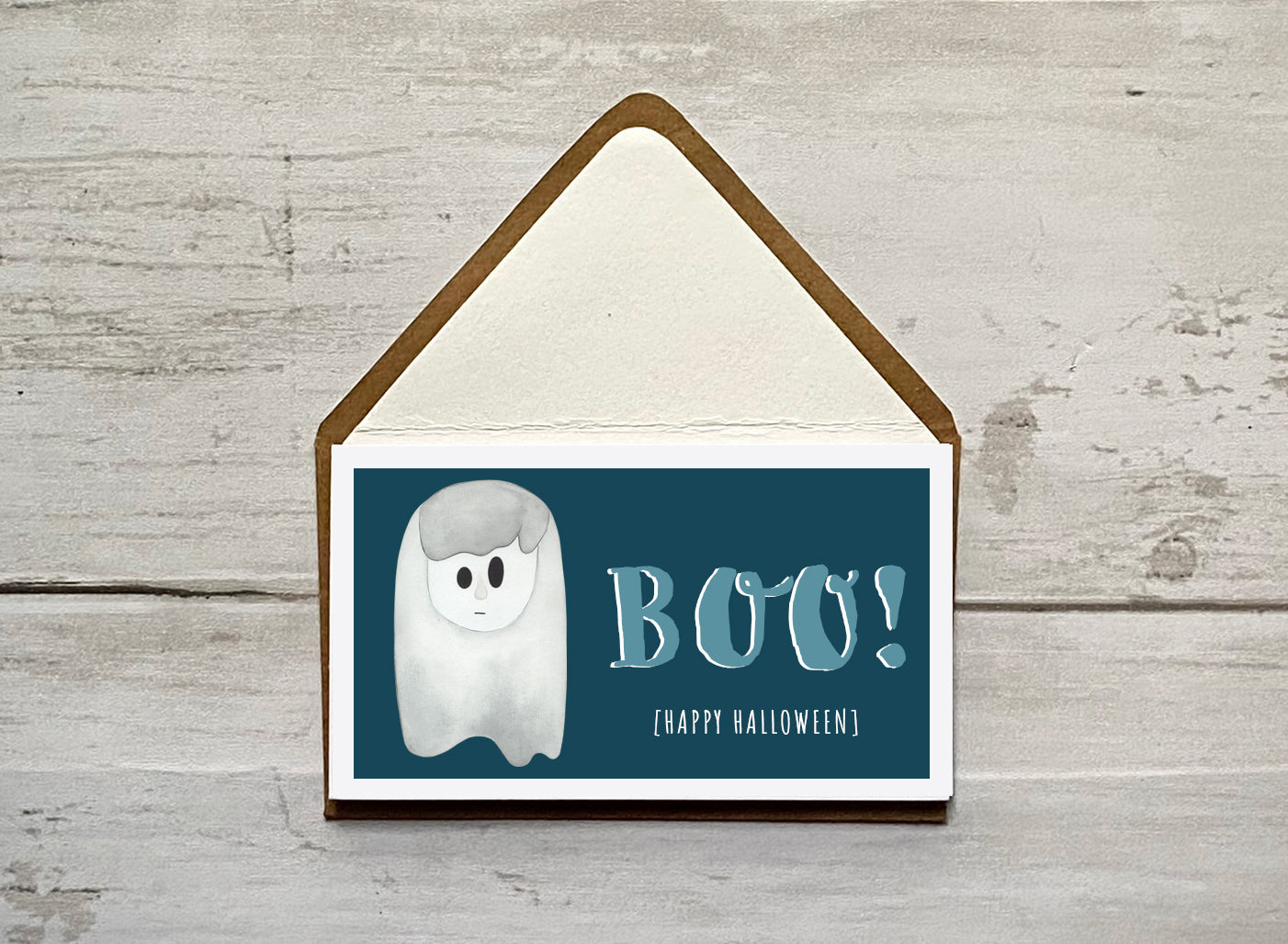 Wee Lil' Notecard - Ghost