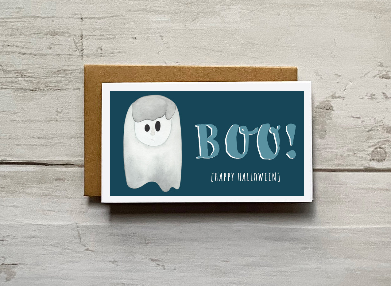 Wee Lil' Notecard - Ghost