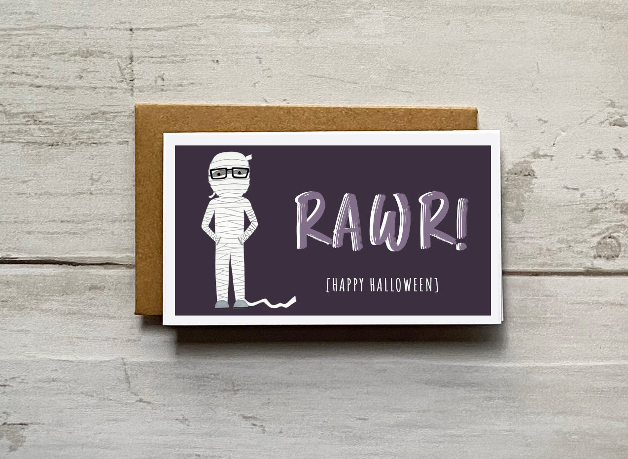 Wee Lil' Notecard - Mummy