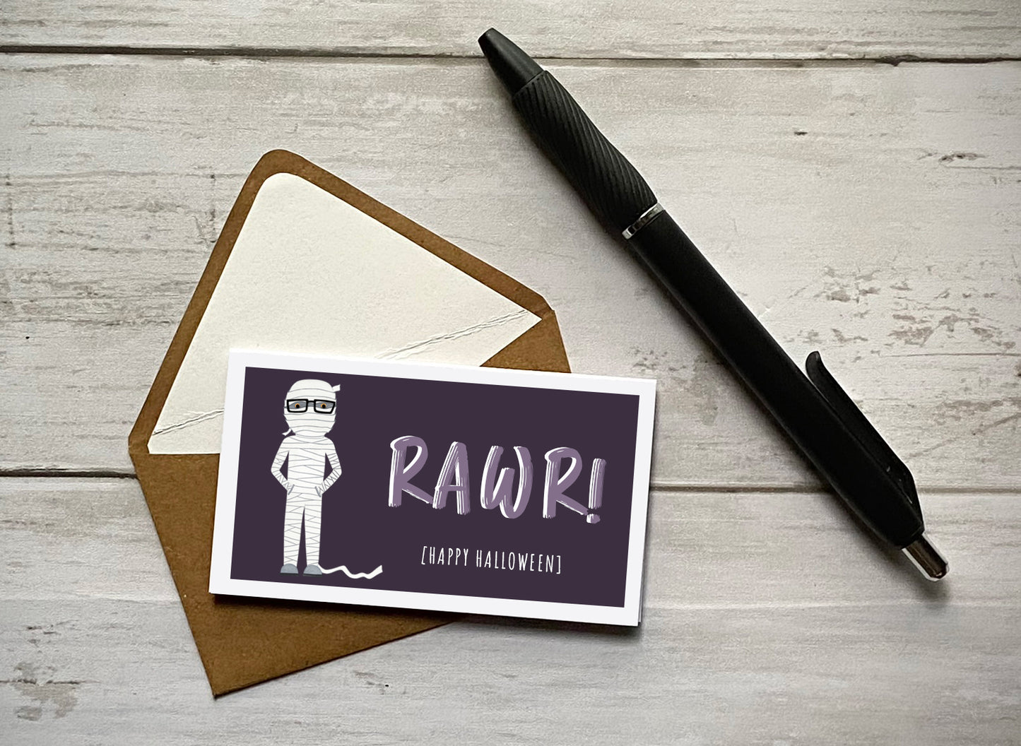 Wee Lil' Notecard - Mummy