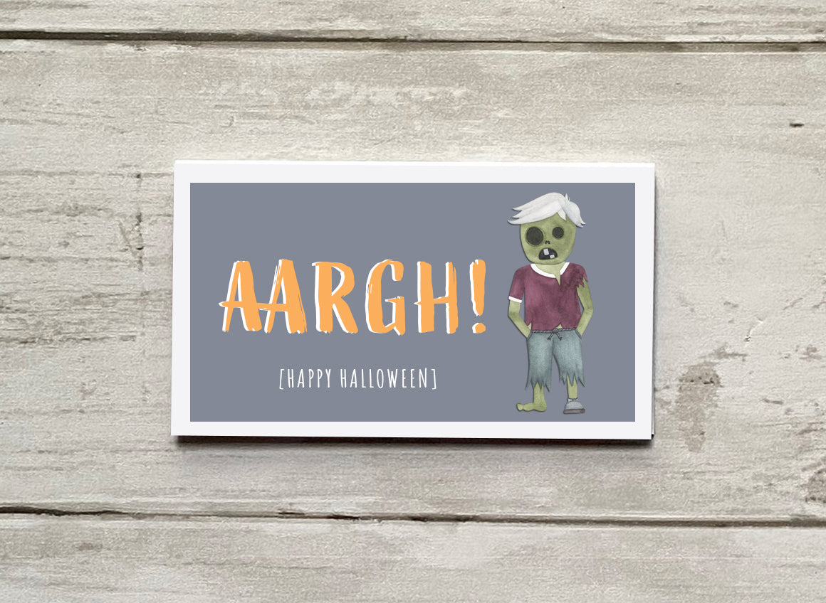 Wee Lil' Notecard - Zombie