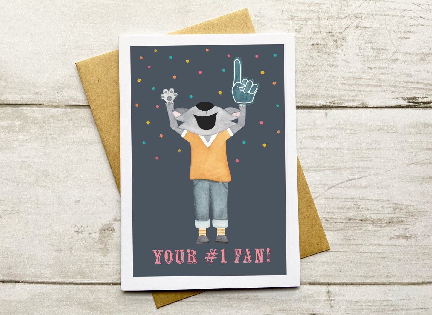 #1 Fan Notecard