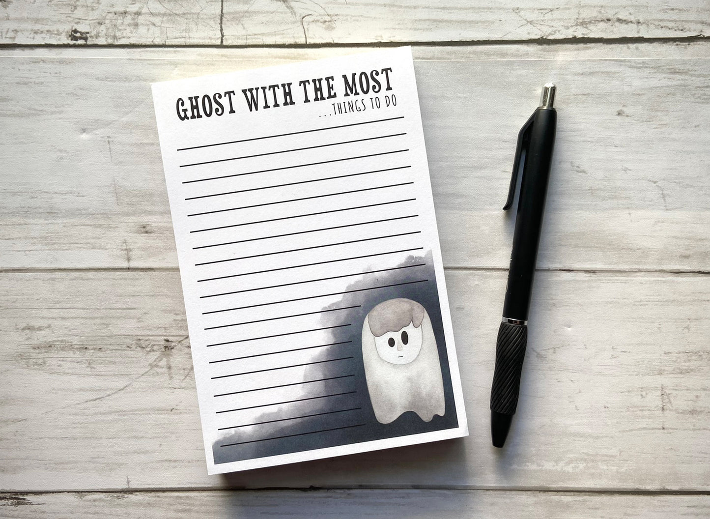 Ghost With the Most Things To Do Notepad