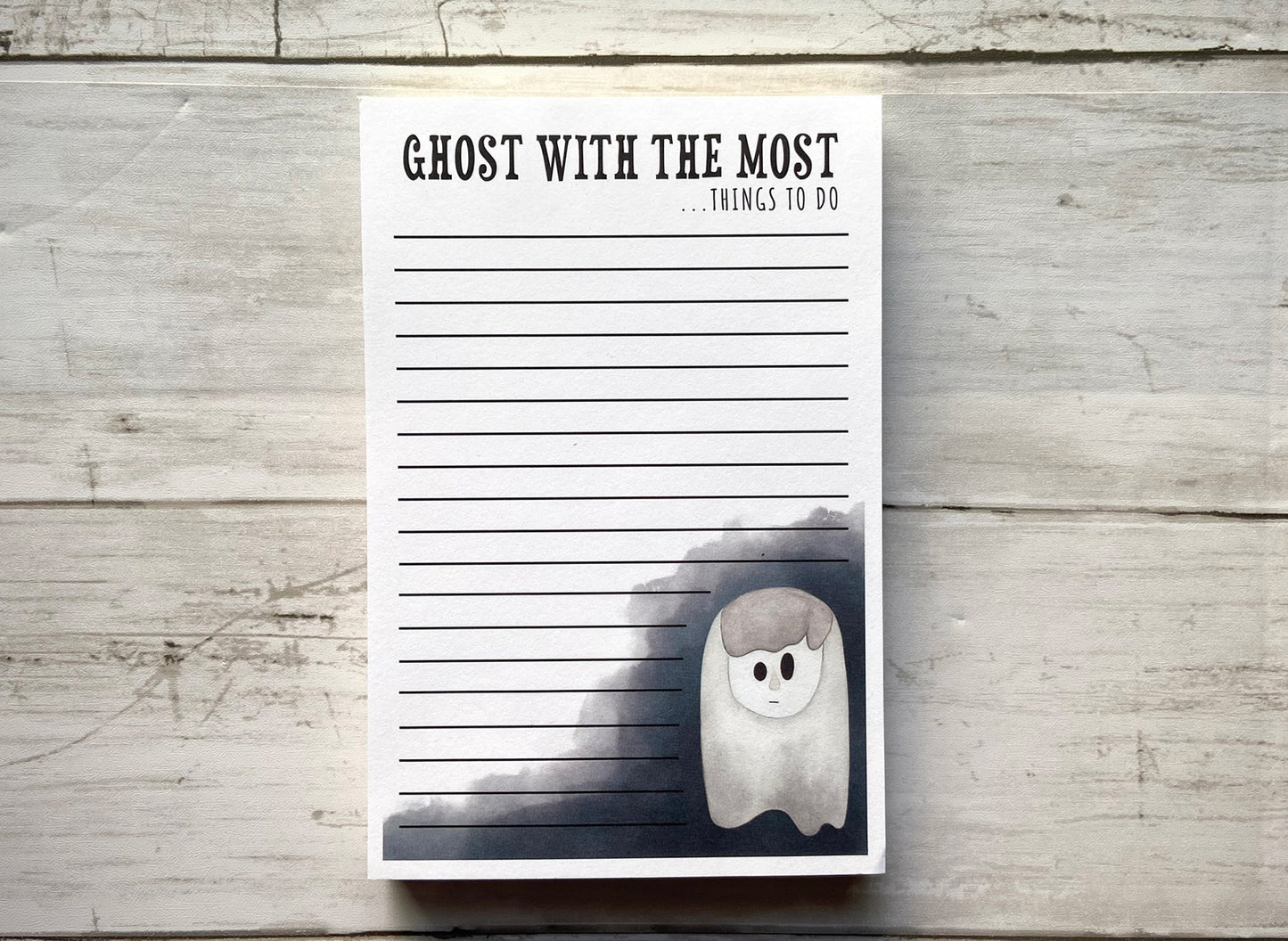 Ghost With the Most Things To Do Notepad
