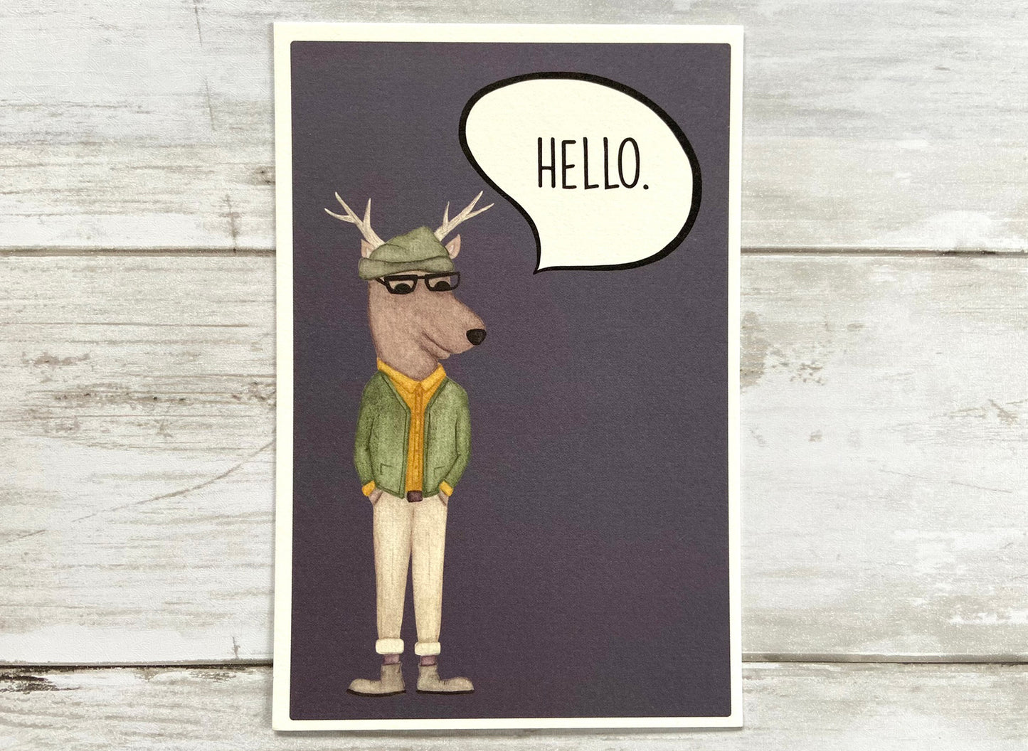 Woodland Deer Postcard