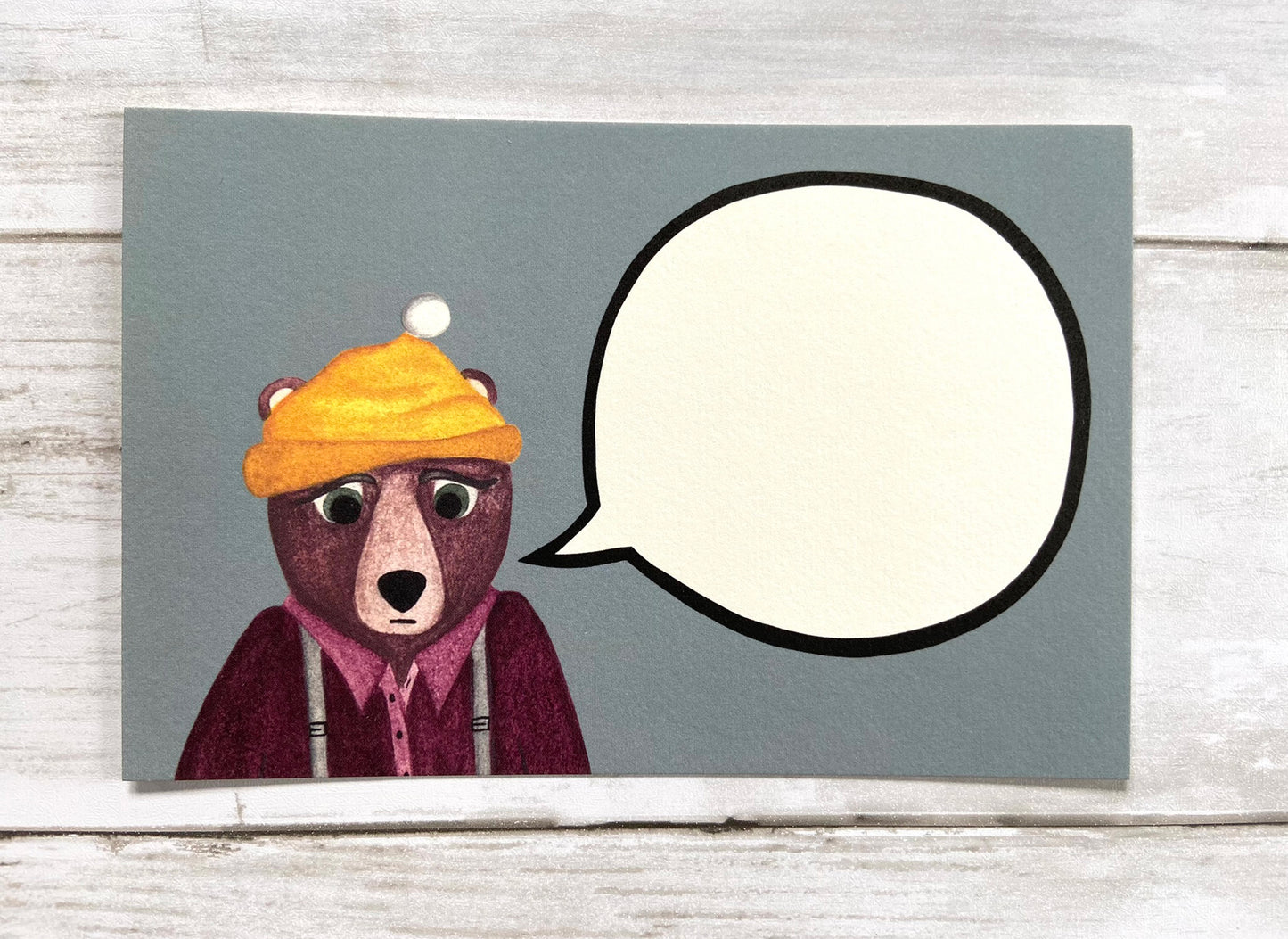 Write Your Own Postcard - Bear