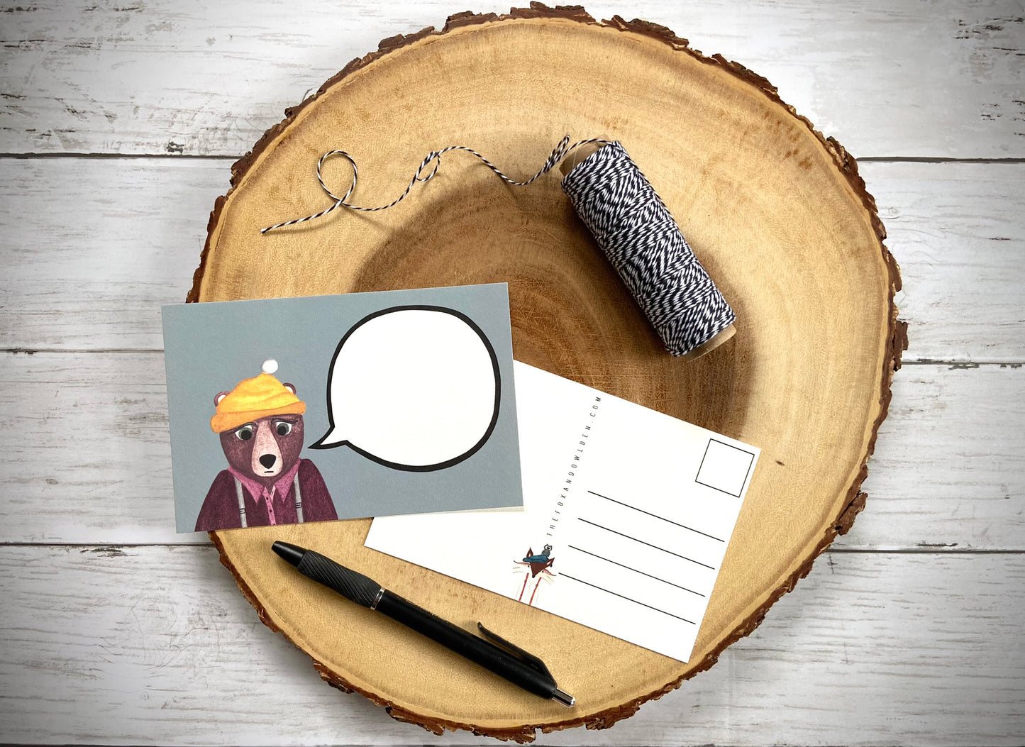 Write Your Own Postcard - Bear