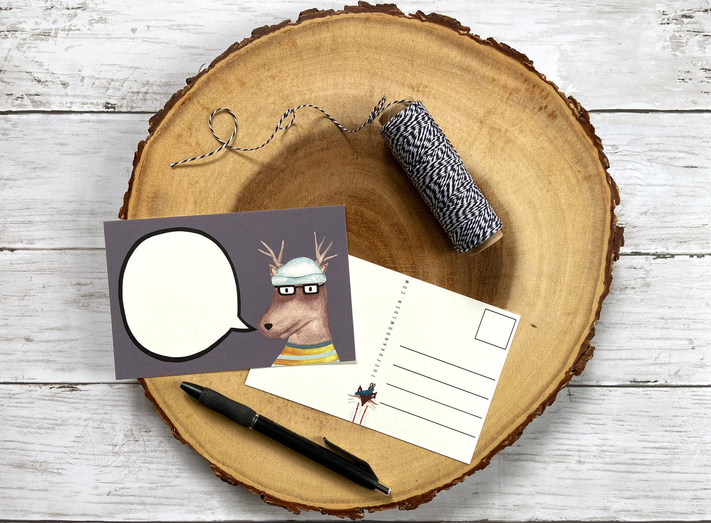 Write Your Own Postcard - Deer