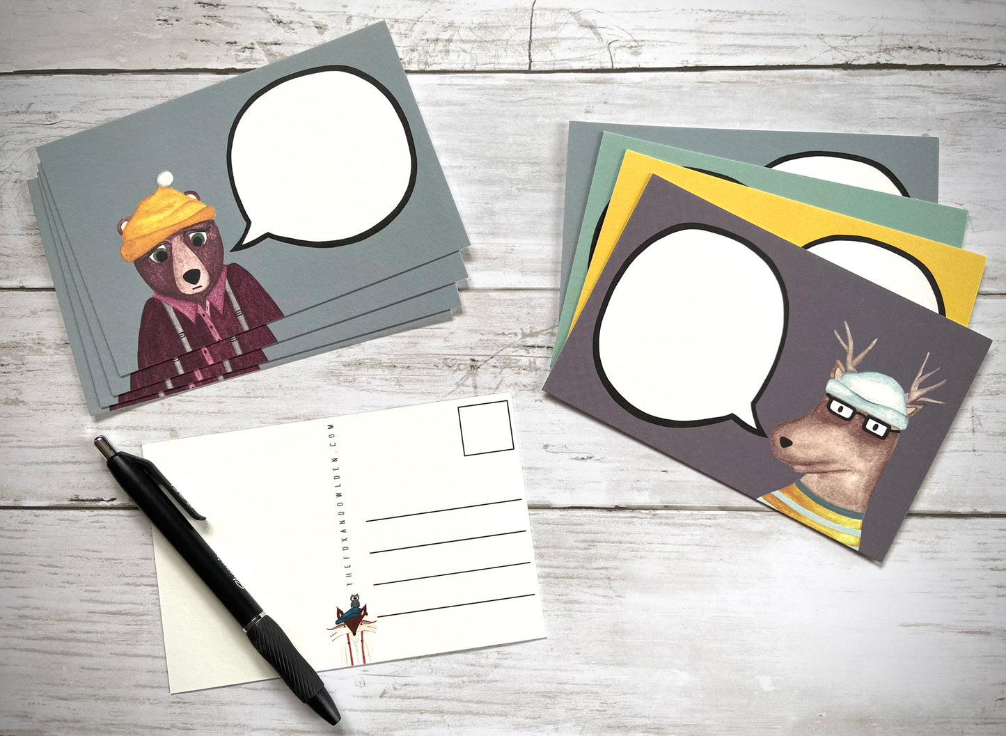 Write Your Own Postcard - Racoon