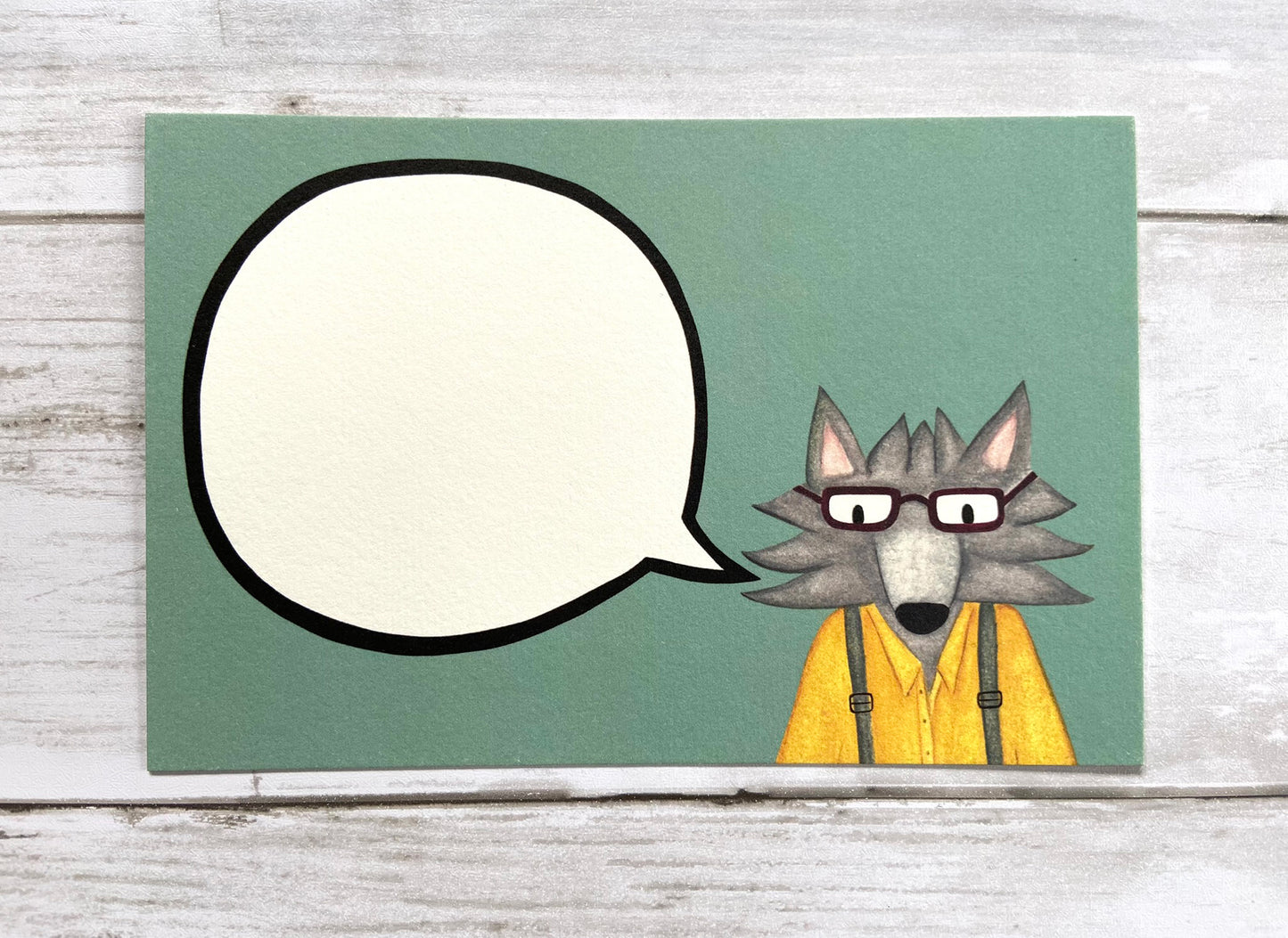 Write Your Own Postcard - Wolf