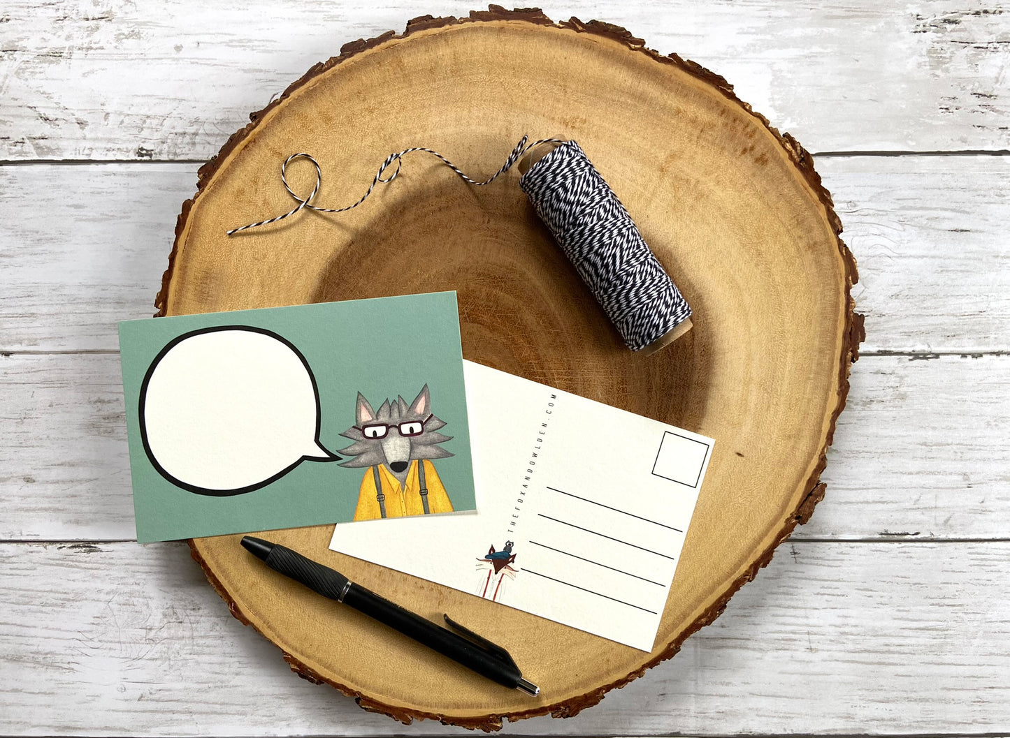Write Your Own Postcard - Wolf