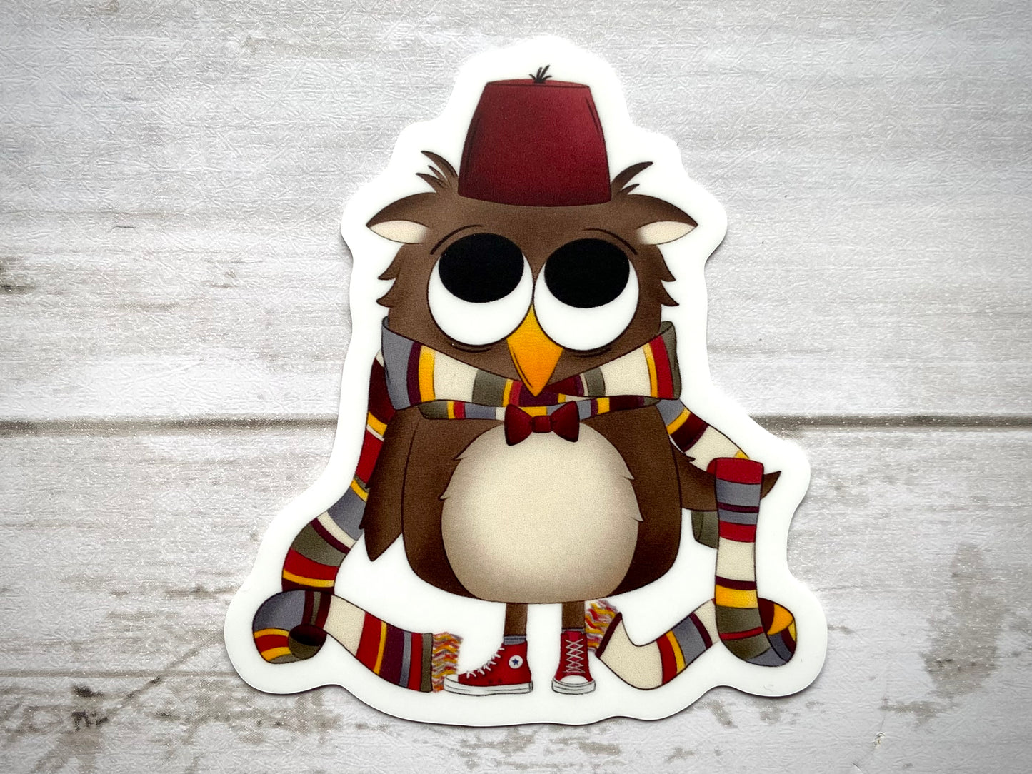Doctor Hoot Vinyl Sticker