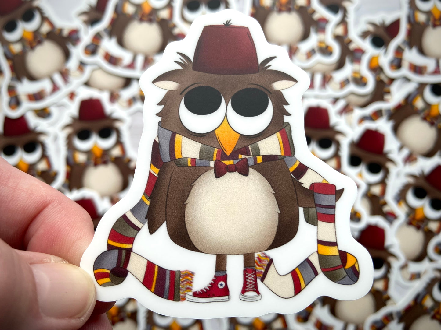 Doctor Hoot Vinyl Sticker