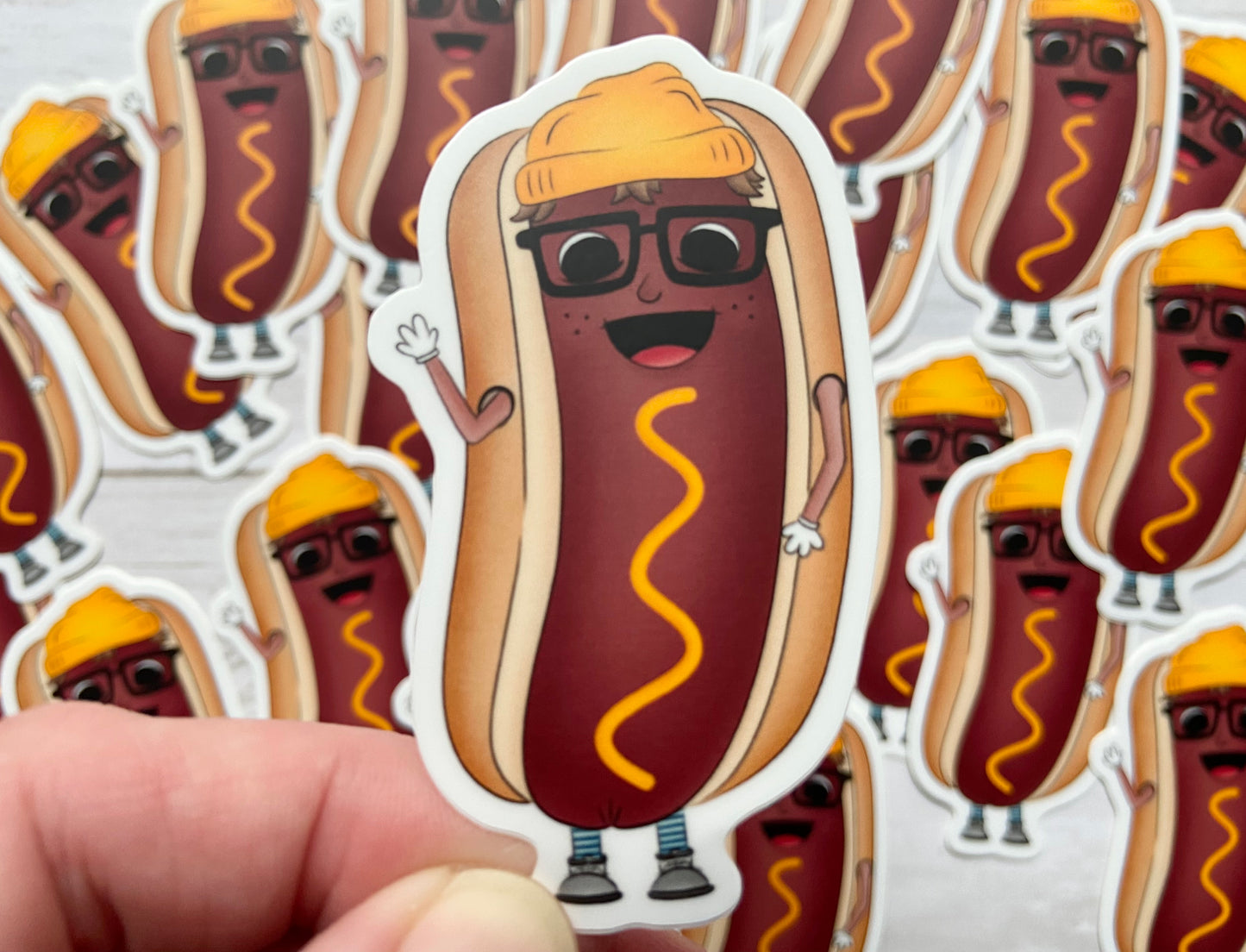Hot Dog! Vinyl Sticker