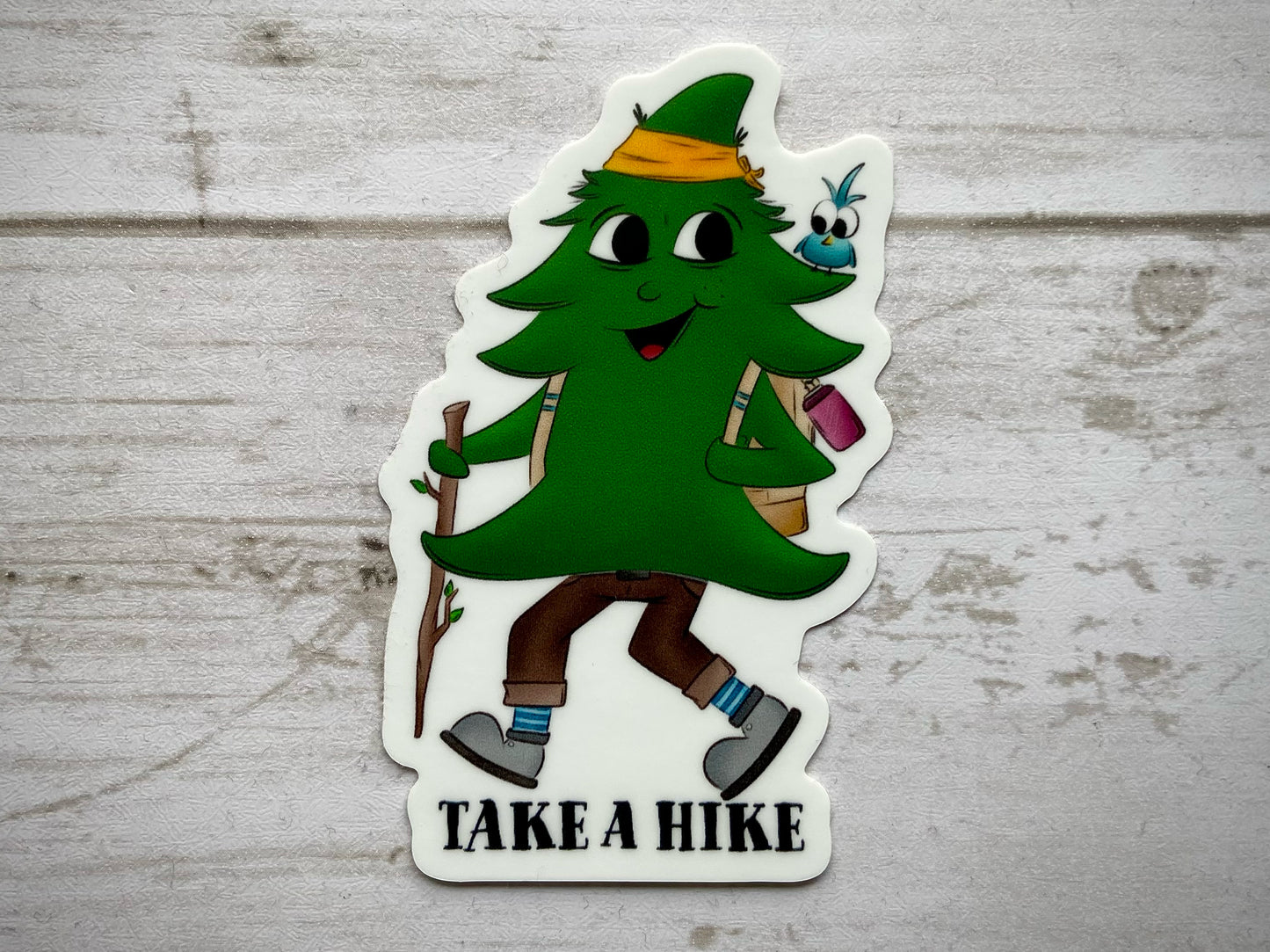 Take a Hike Tree Vinyl Sticker