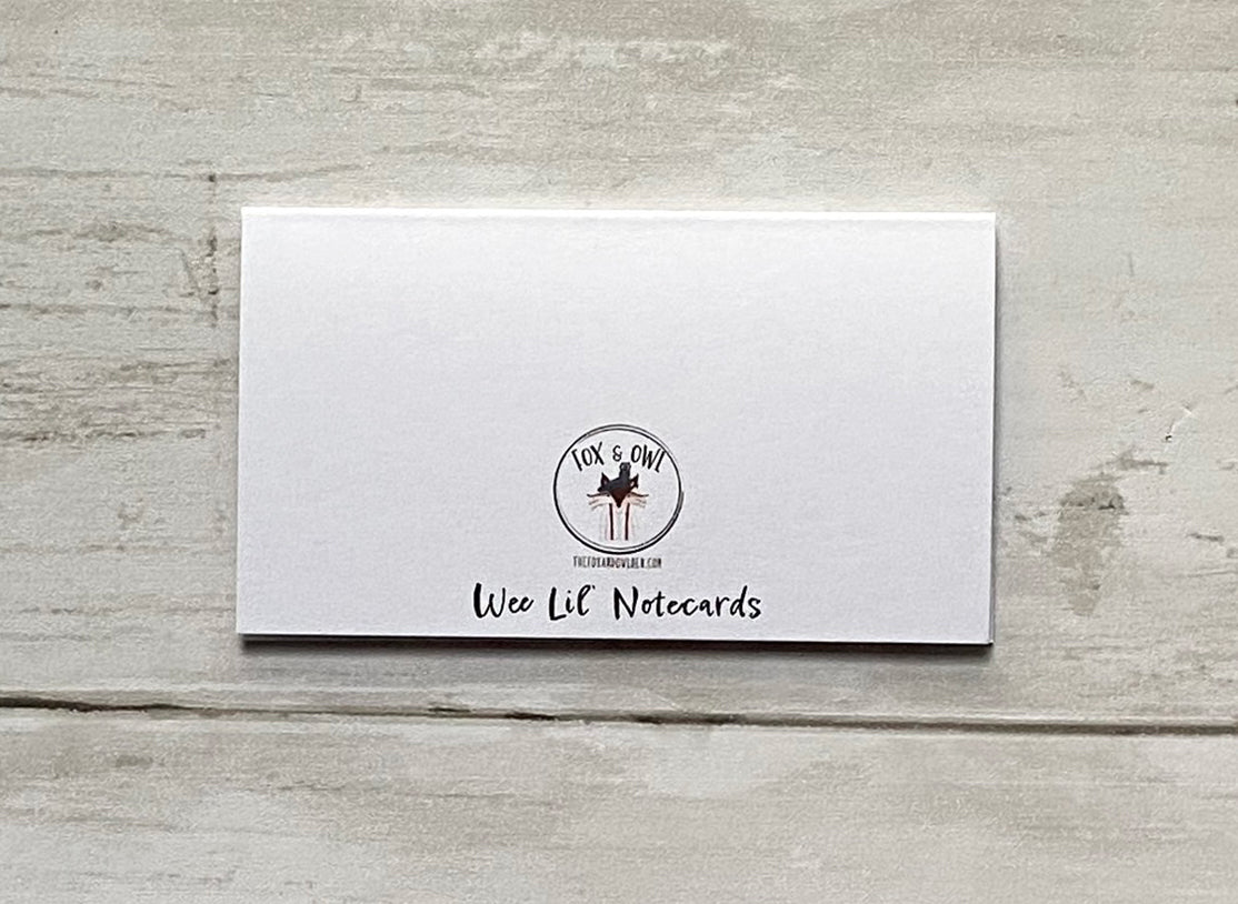 Wee Lil' Notecard - Cheers!