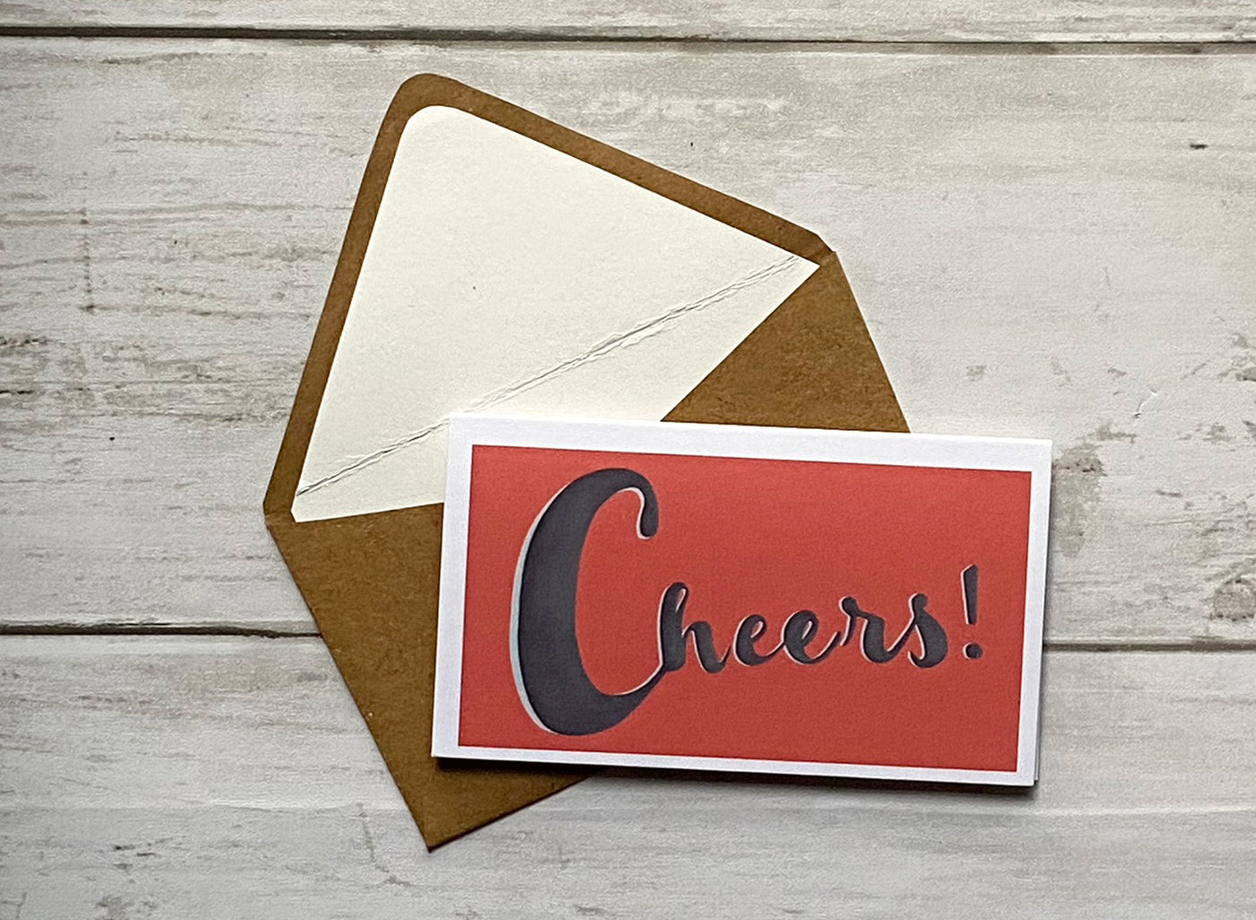 Wee Lil' Notecard - Cheers!