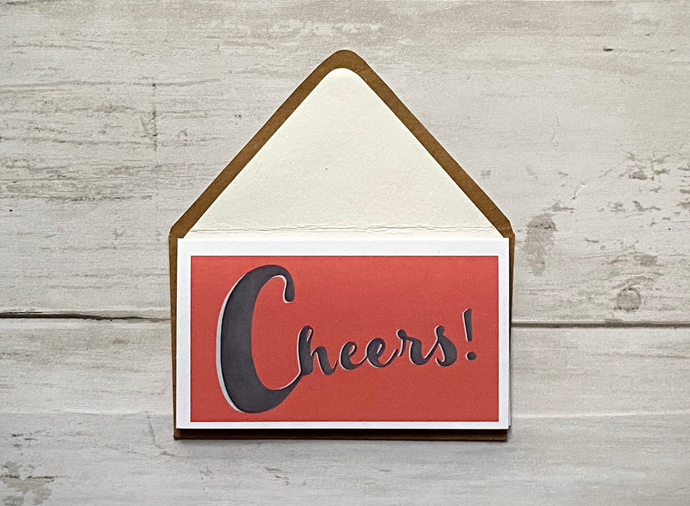 Wee Lil' Notecard - Cheers!