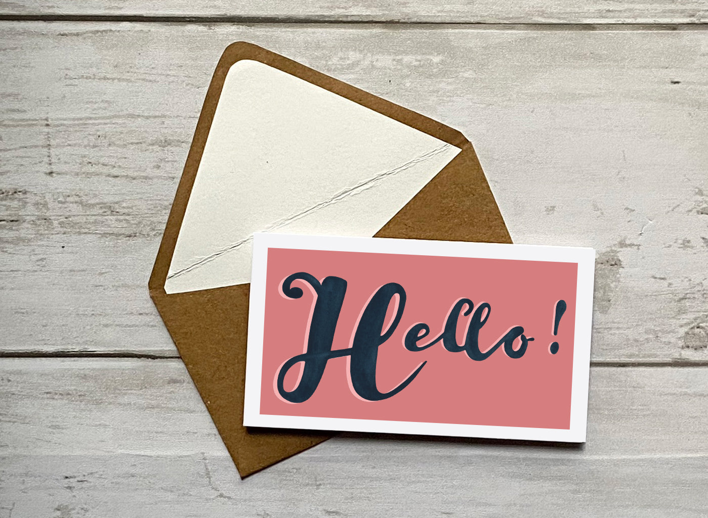 Wee Lil' Notecard - Hello!
