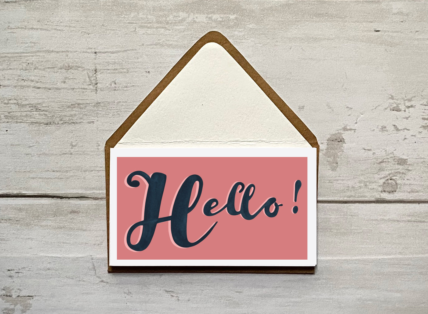 Wee Lil' Notecard - Hello!