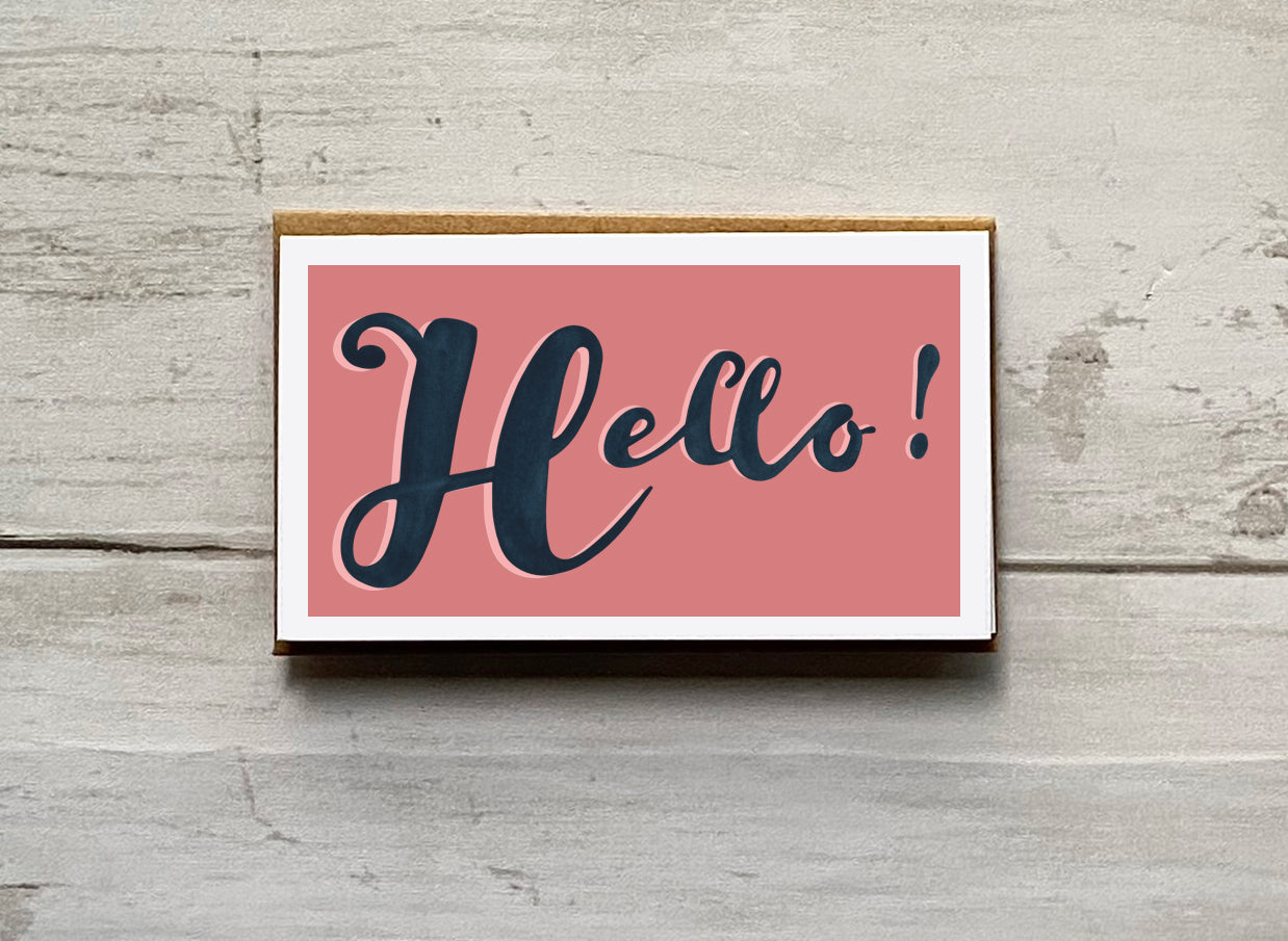 Wee Lil' Notecard - Hello!