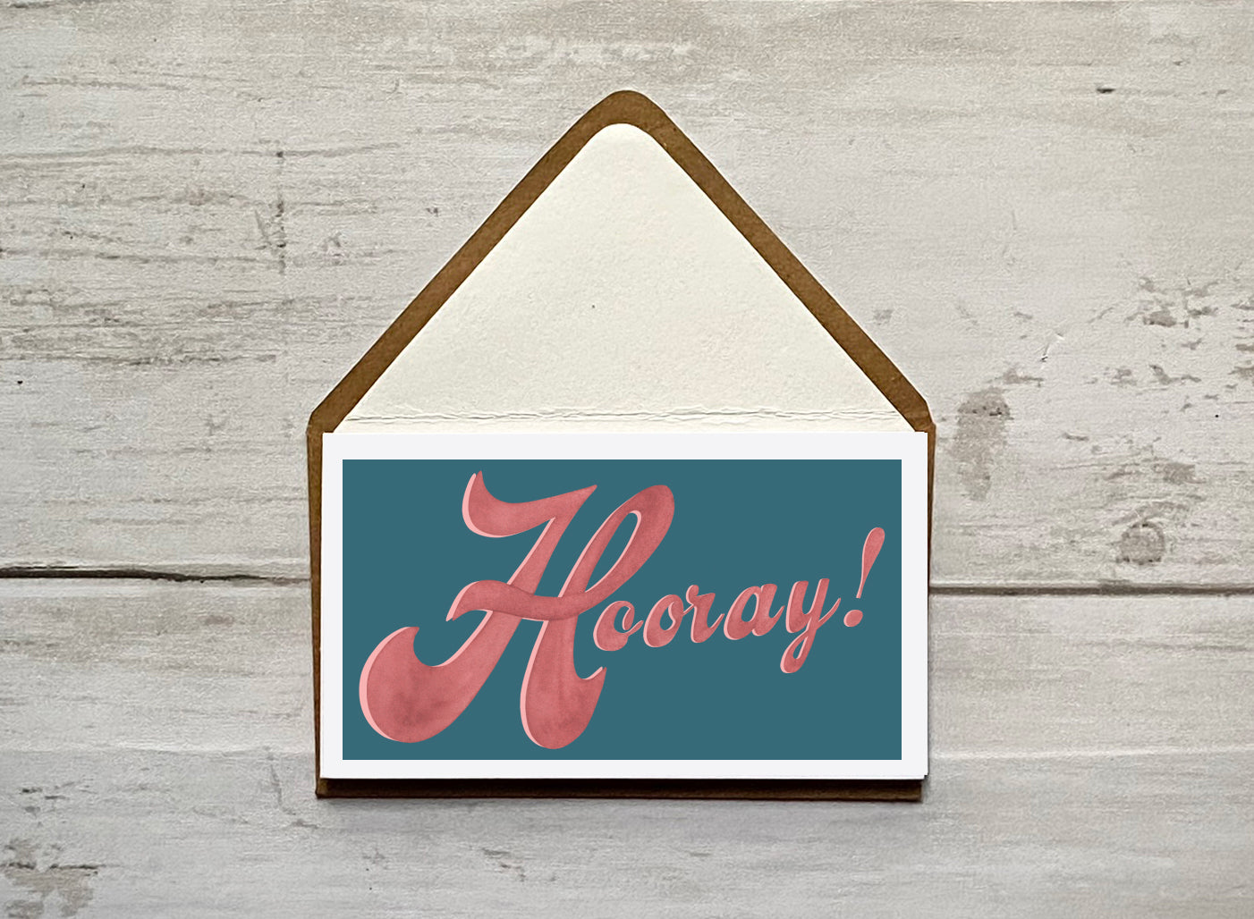 Wee Lil' Notecard - Hooray!