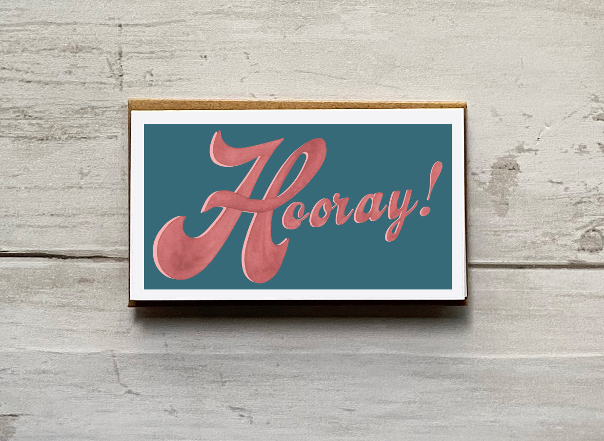 Wee Lil' Notecard - Hooray!