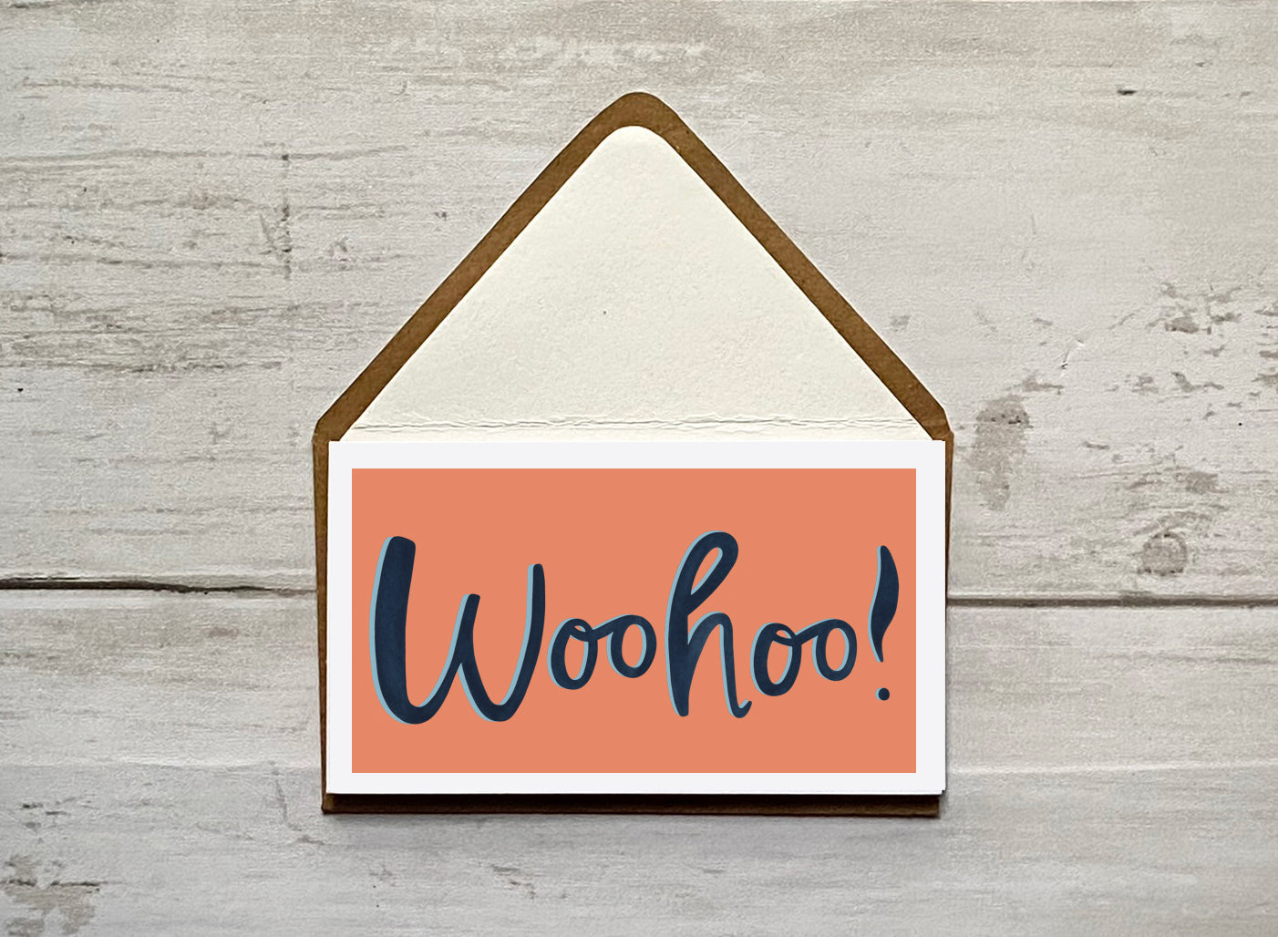 Wee Lil' Notecard - Woohoo!