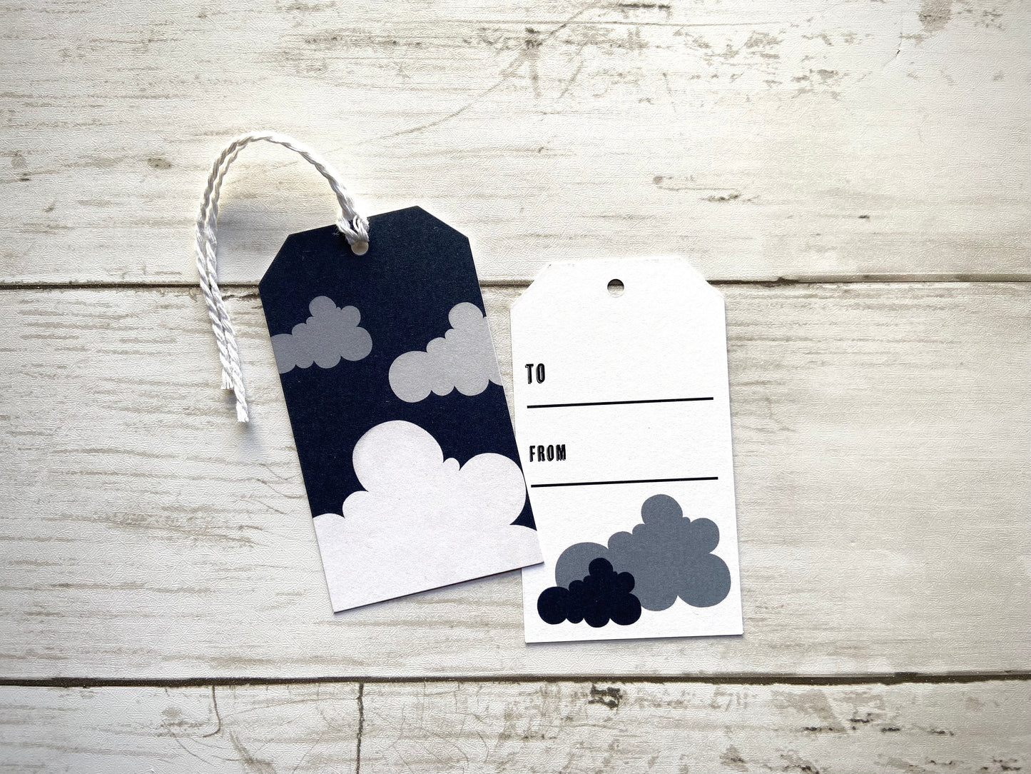 Cloud Gift Wrap|Presents|Hand Painted Gift Wrap Sheets|Watercolor Wrapping Paper