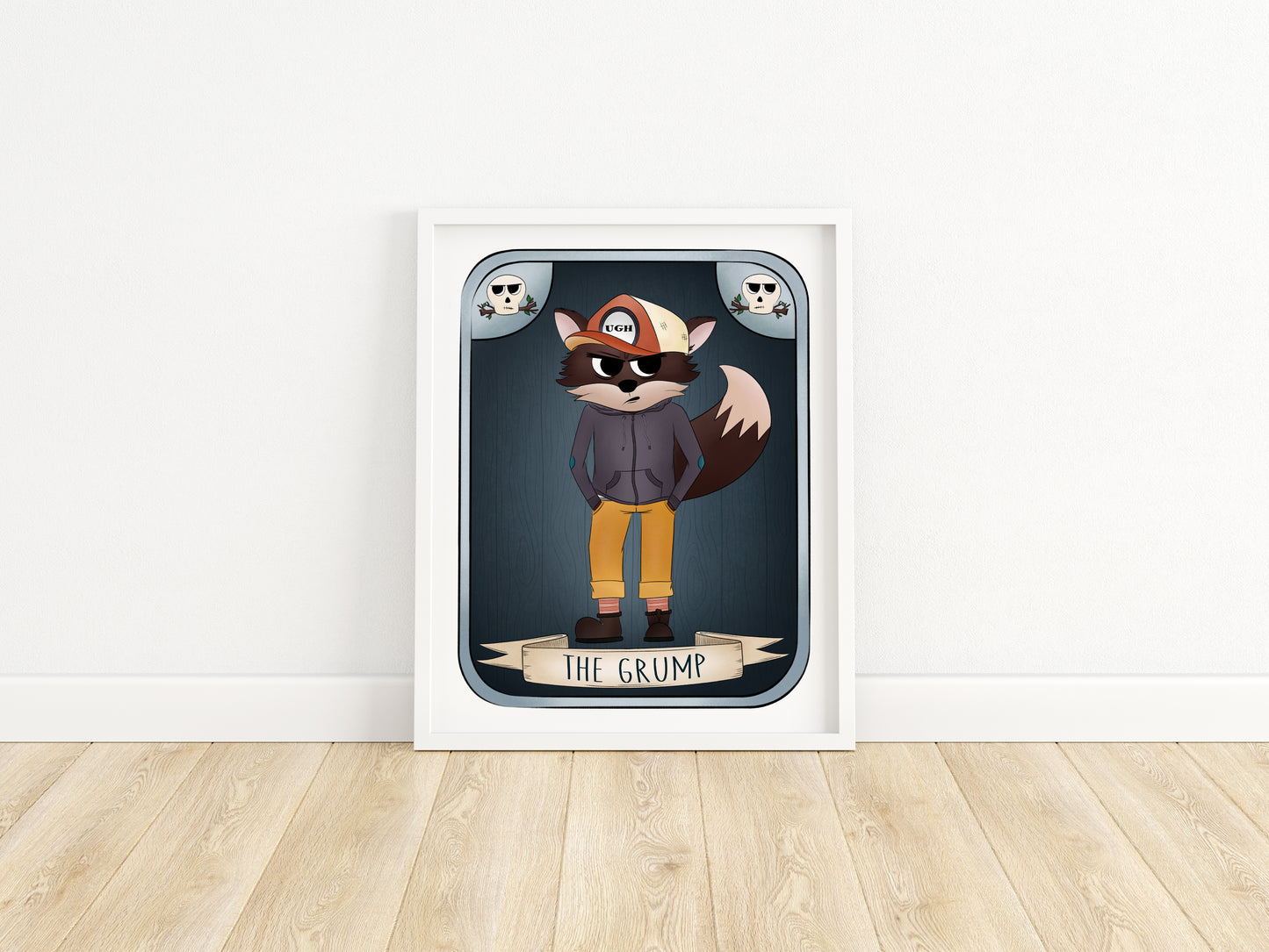 "The Grump" Whimsical Illustration Print