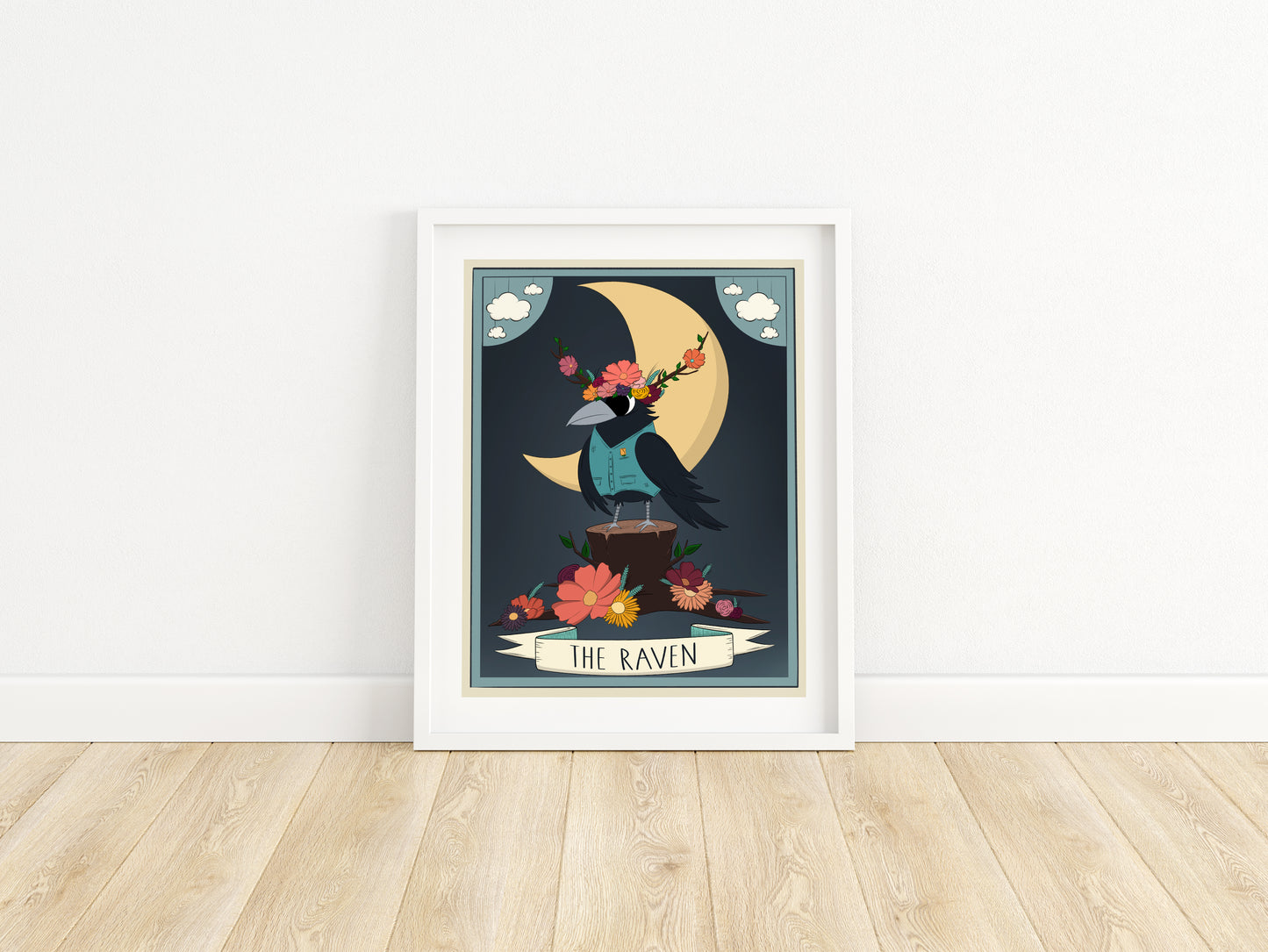 "The Raven" Whimsical Illustration Print