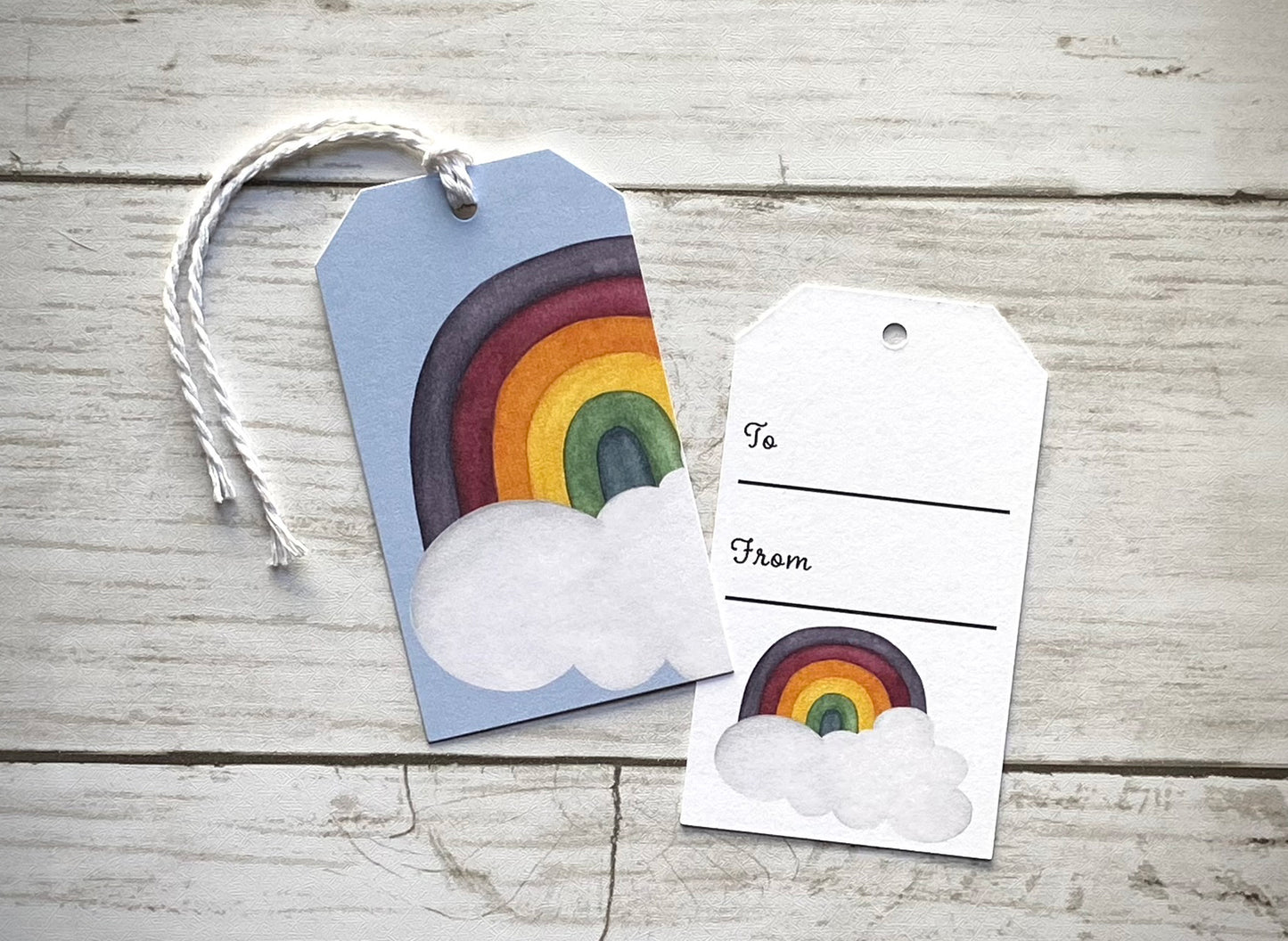 Gift Wrap Sheets - Rainbows