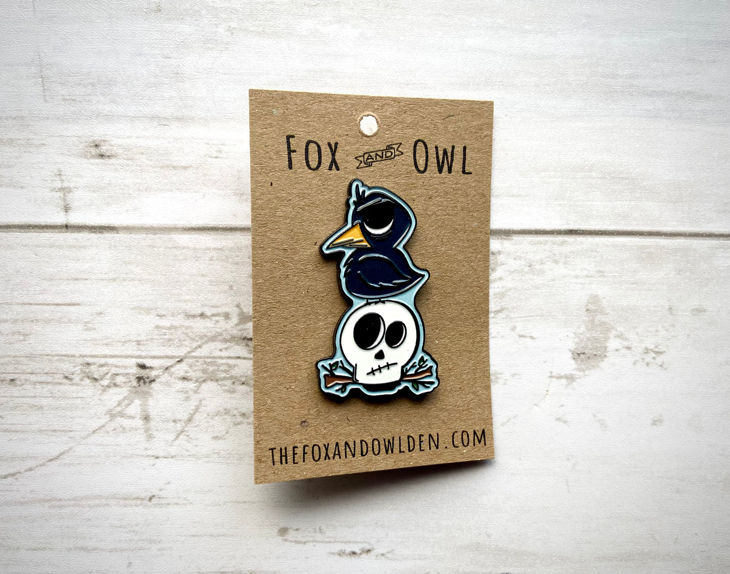 Raven's Omen Enamel Pin