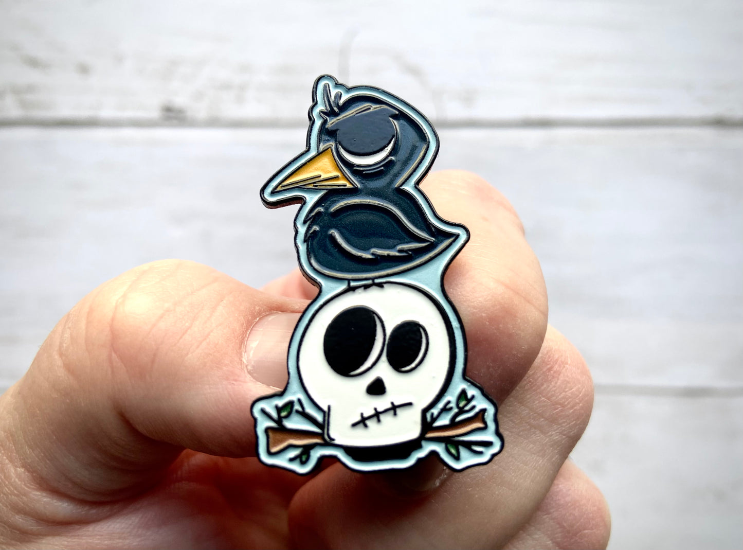 Raven's Omen Enamel Pin