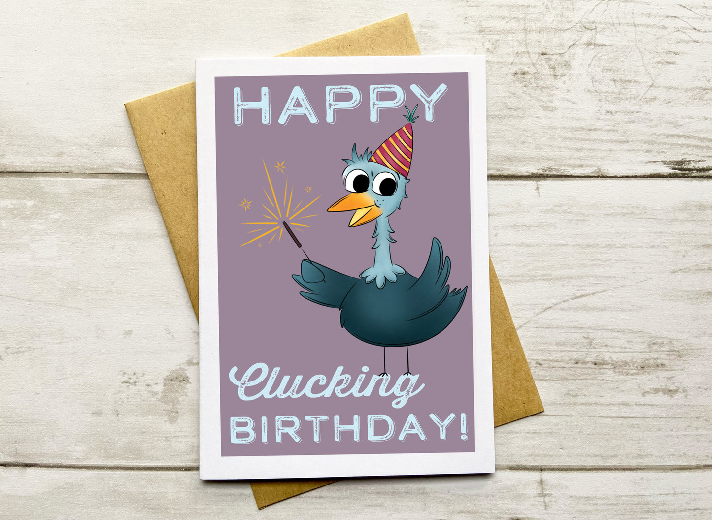 Happy Clucking Birthday Notecard