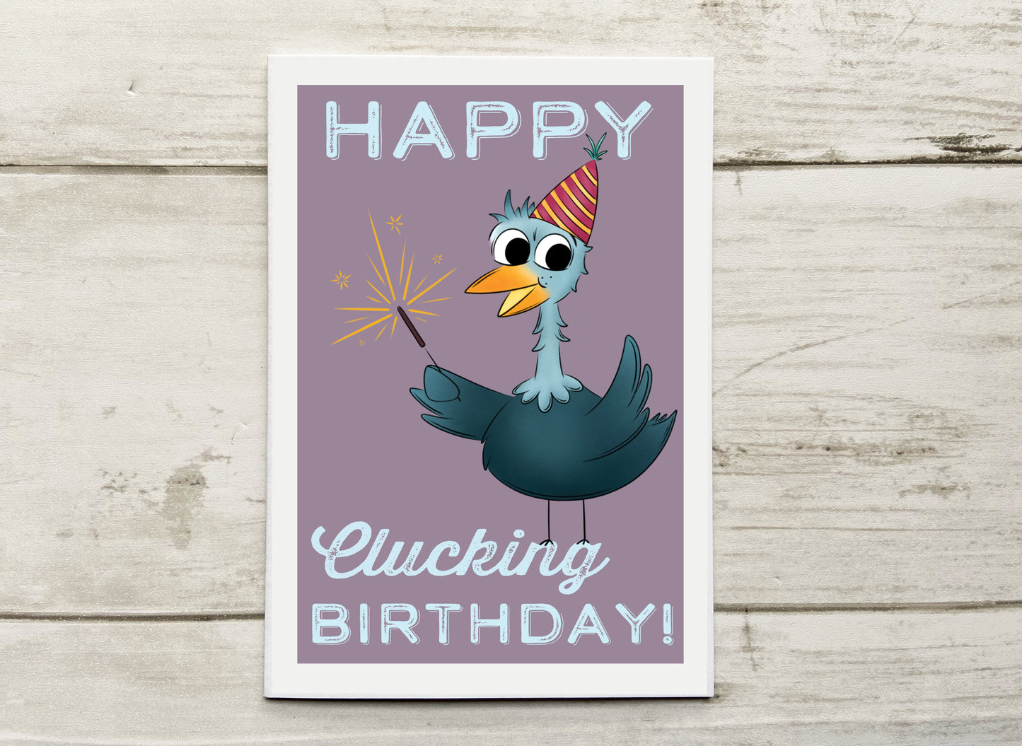 Happy Clucking Birthday Notecard