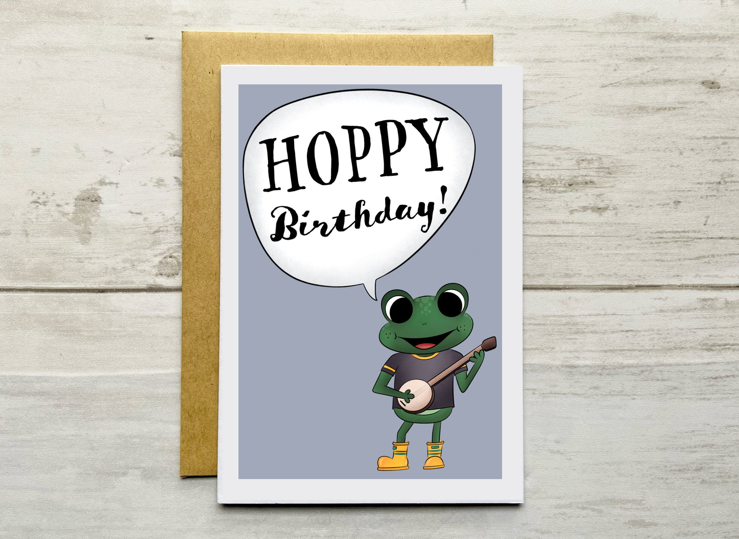 Hoppy Birthday Notecard